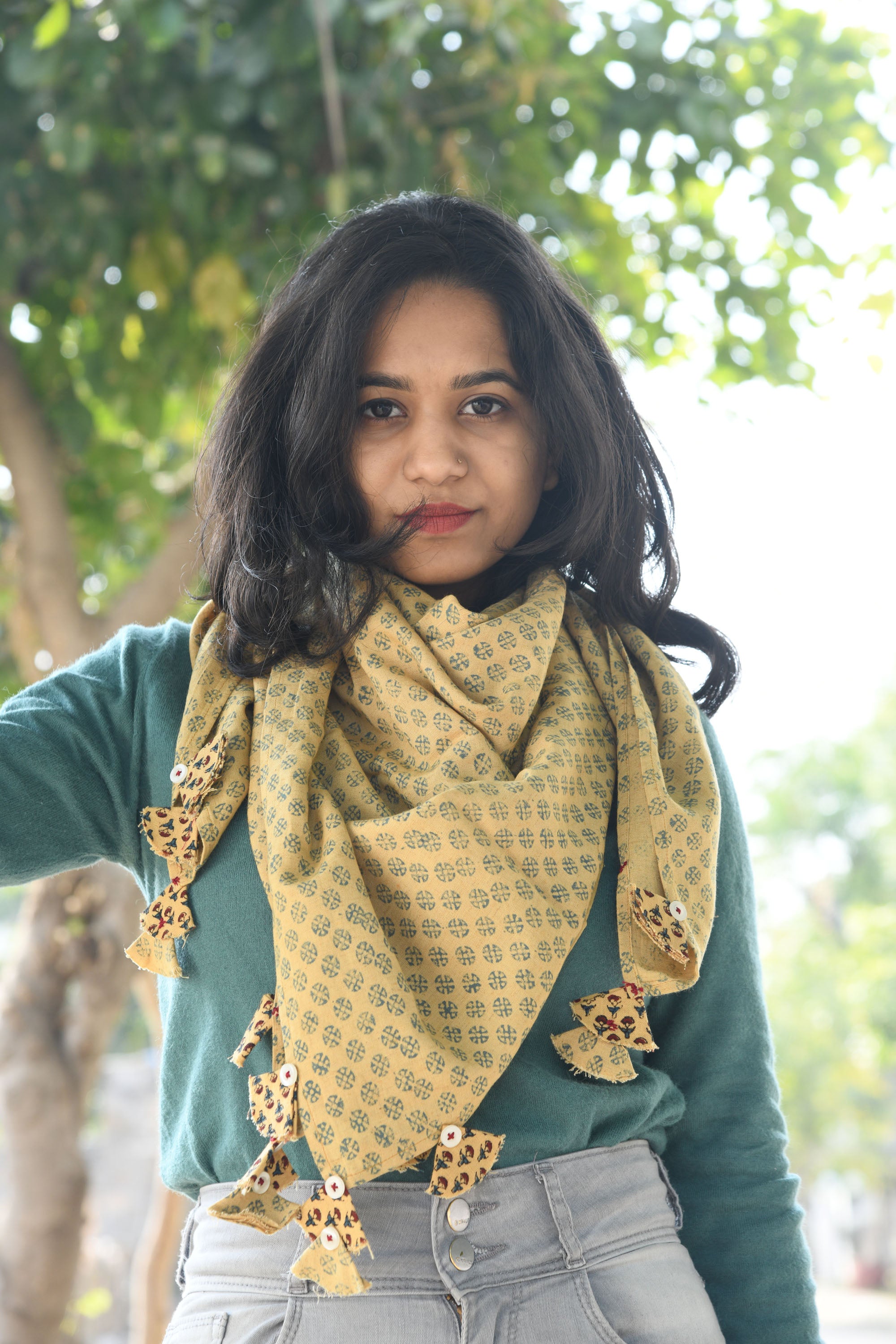 Women Scarf-Vegetable Dye