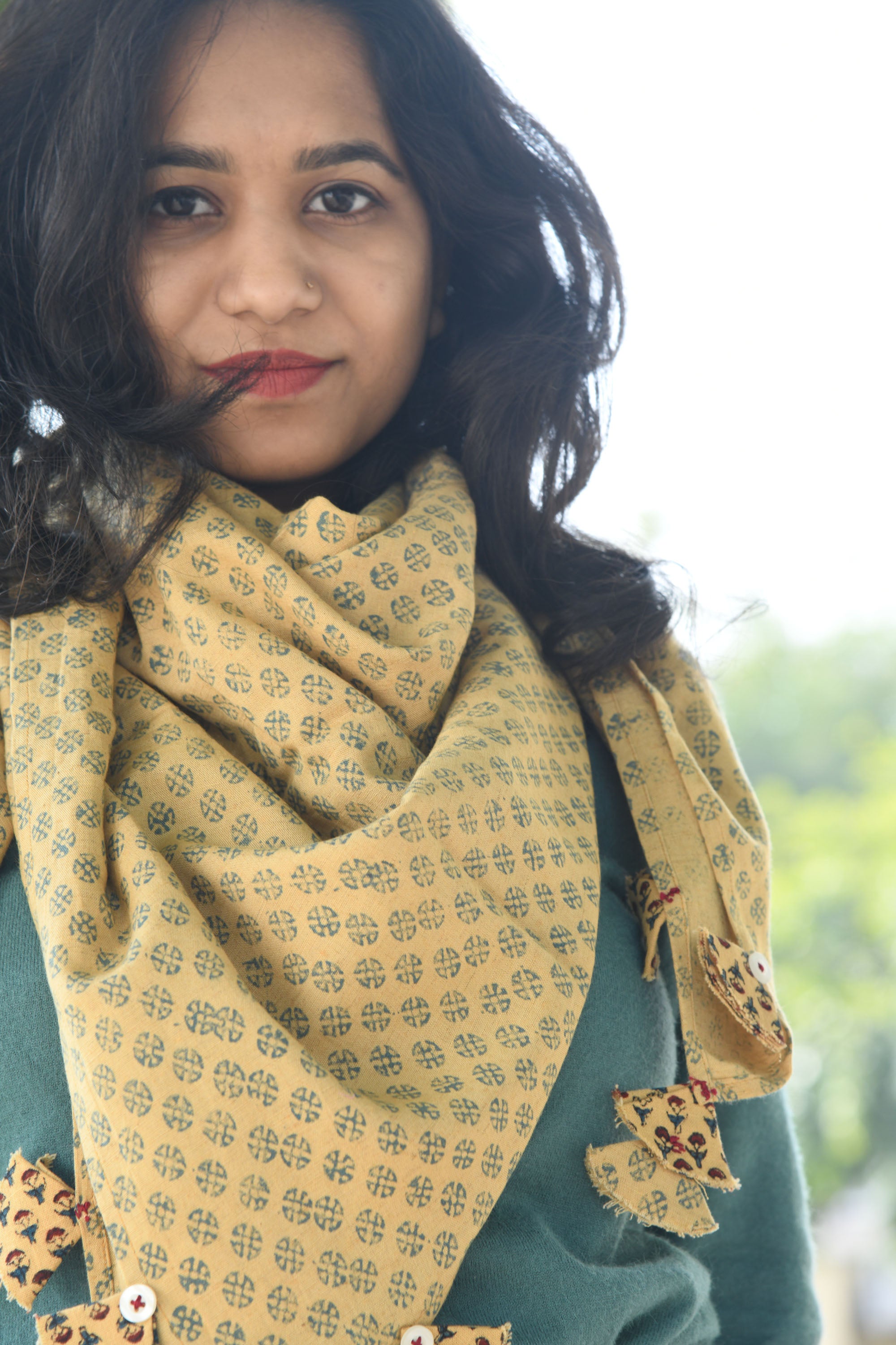 Women Scarf-Vegetable Dye