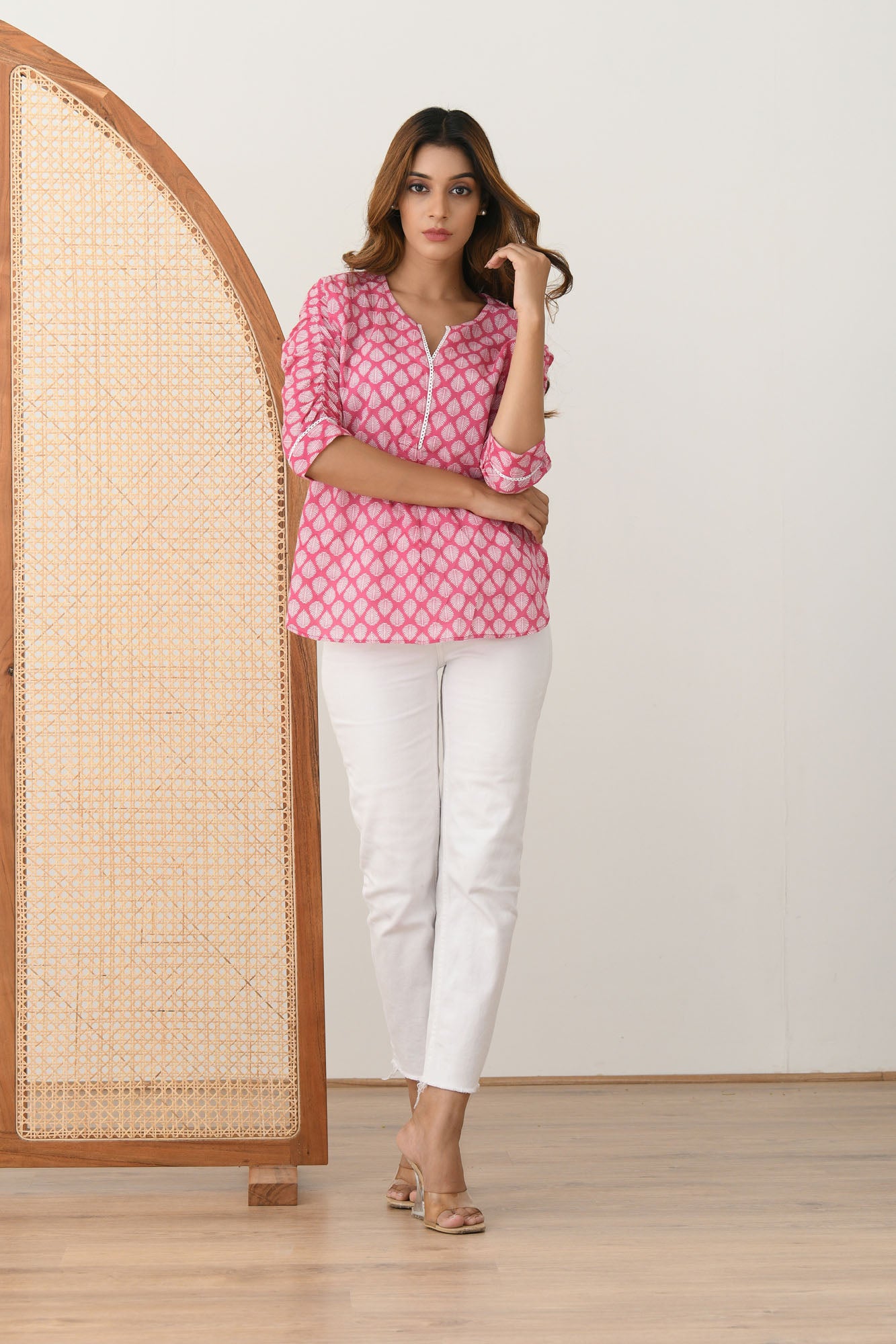 Women Pretty Pink Top