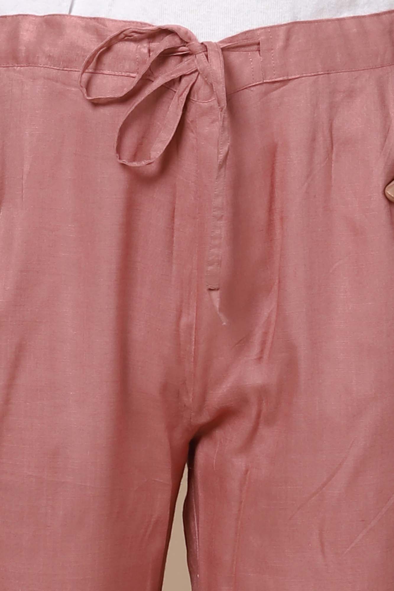 Pant Regular Women Peach