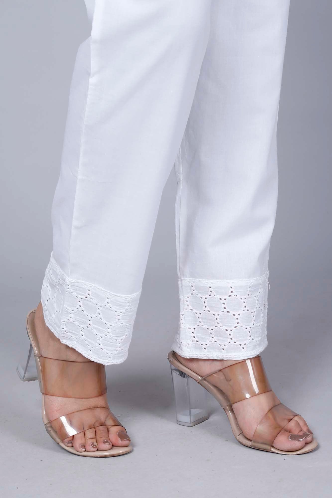 Pant Regular Women Haccuba White