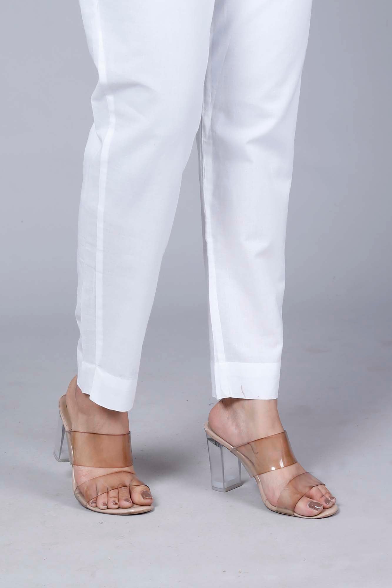 Pant Regular Women White