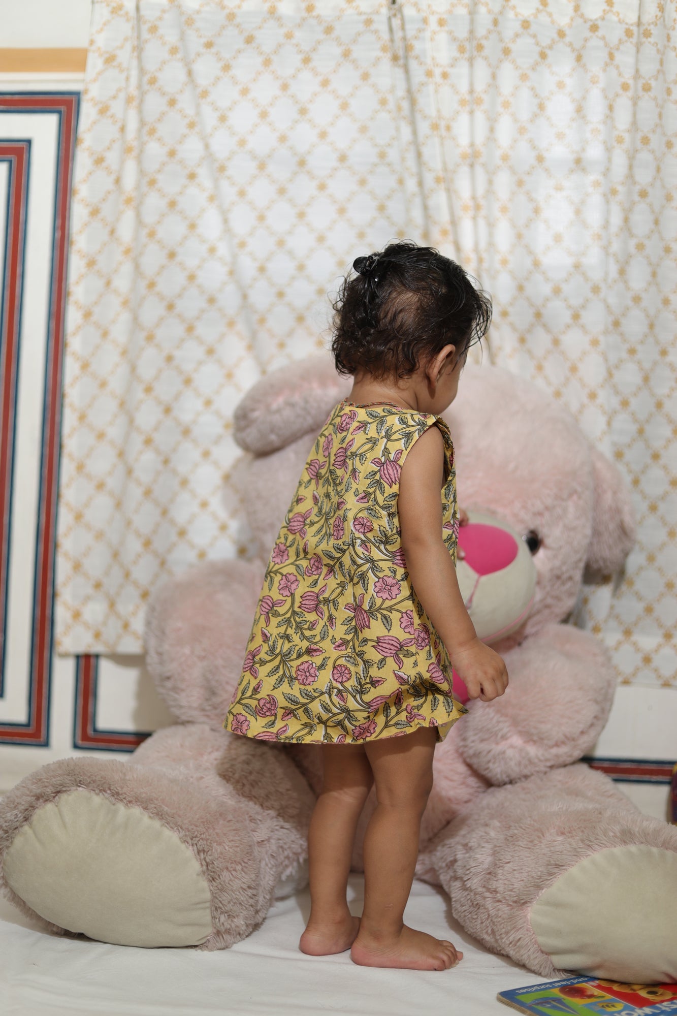 Marigold - Jhabla Flap Button