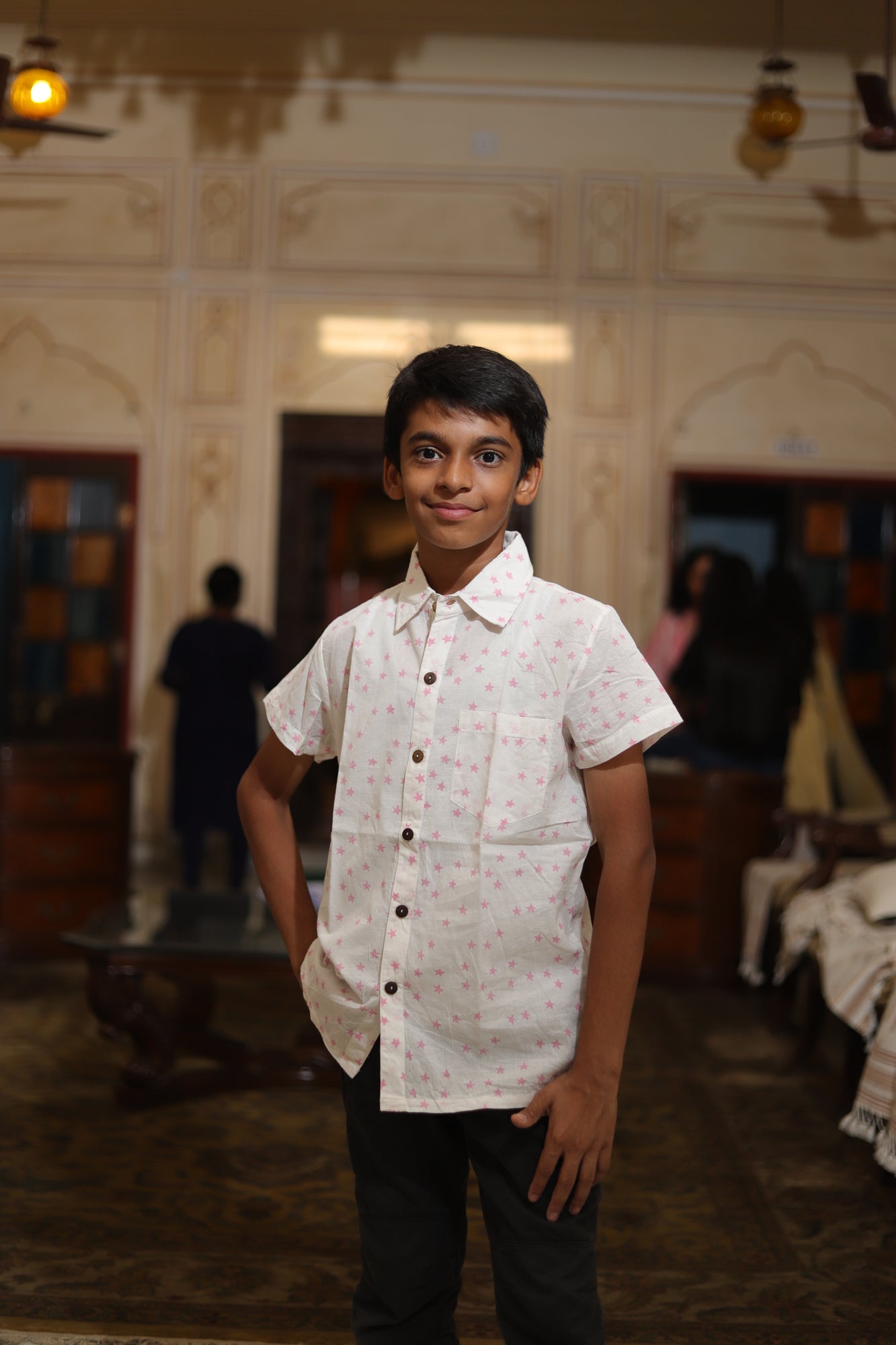 Boy Shirt Galaxy Pink Star