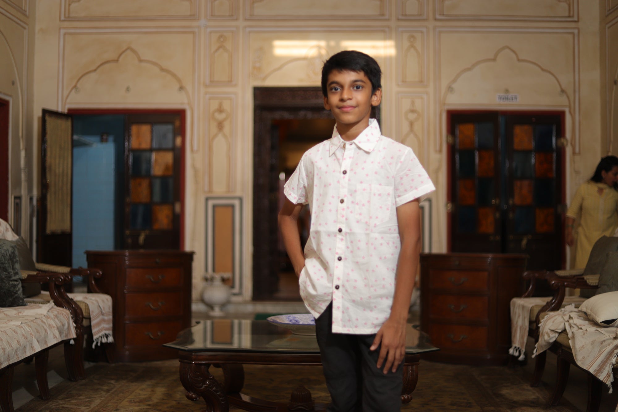 Boy Shirt Galaxy Pink Star