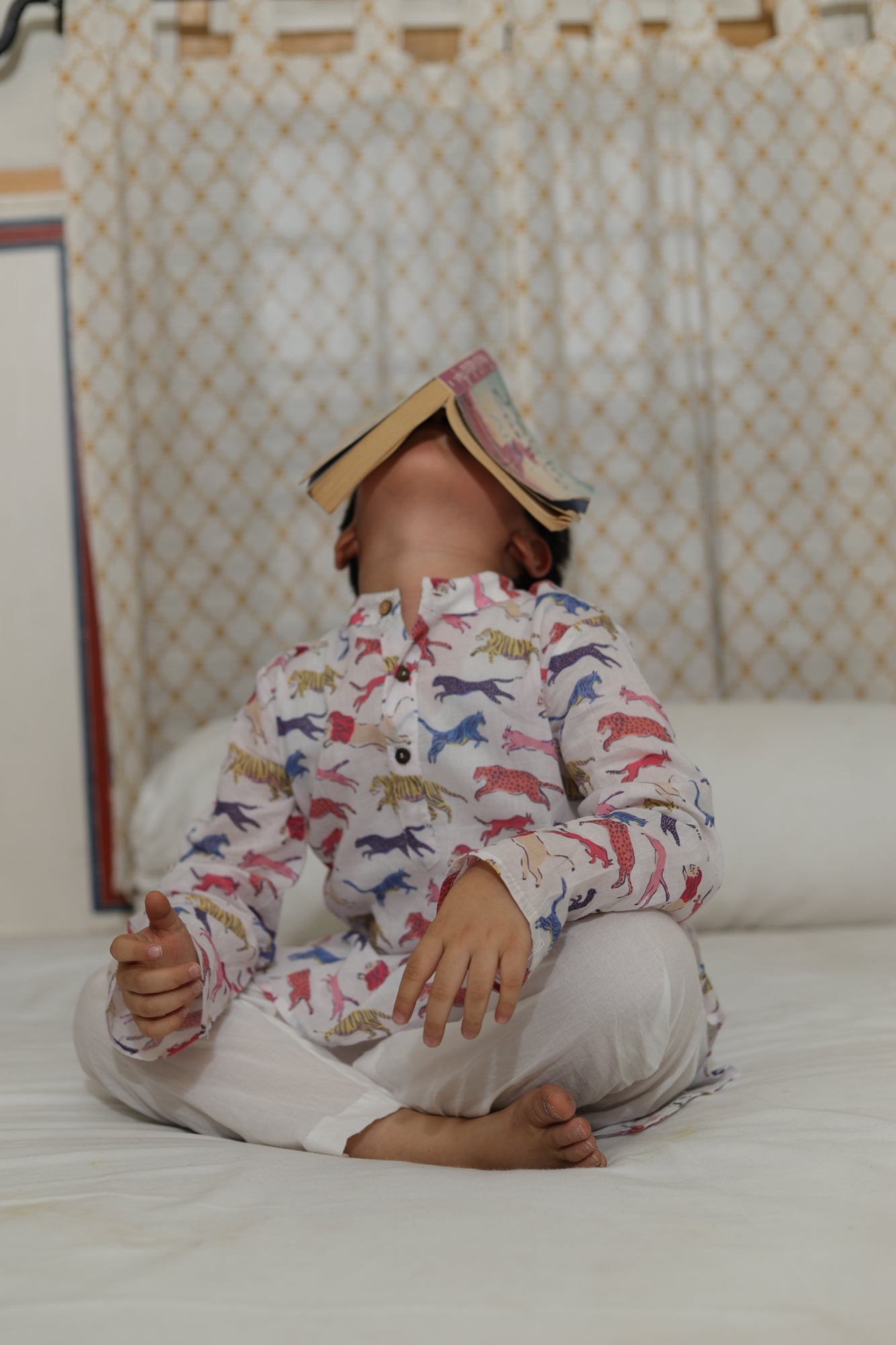 Kurta Boy Tiger Multi