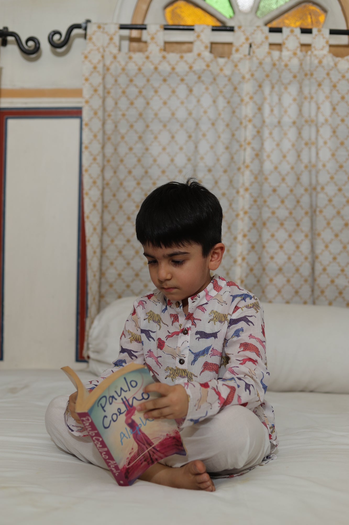 Kurta Boy Tiger Multi