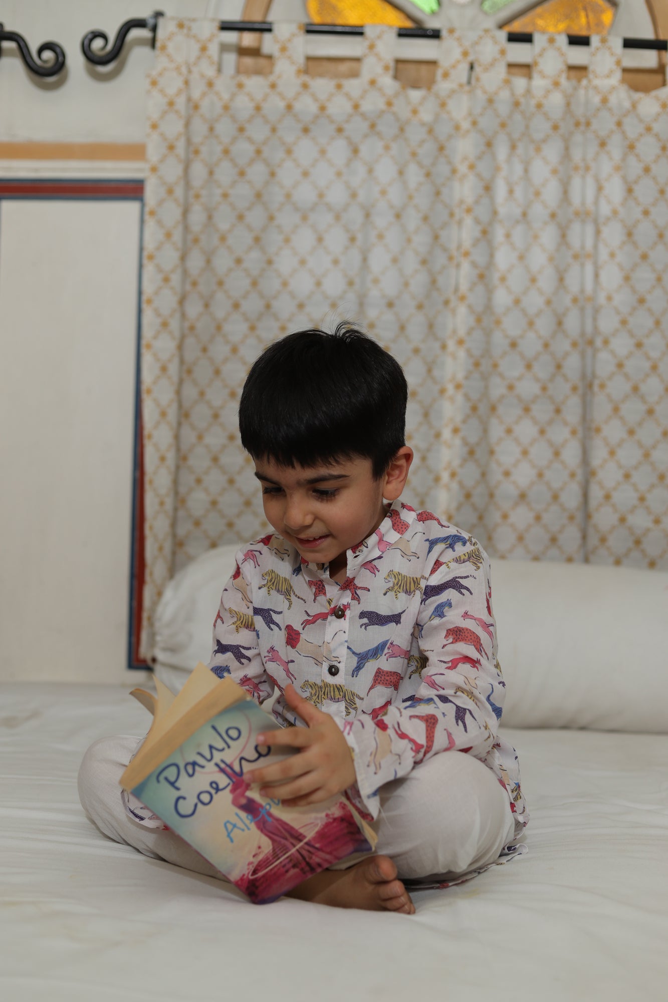 Kurta Boy Tiger Multi