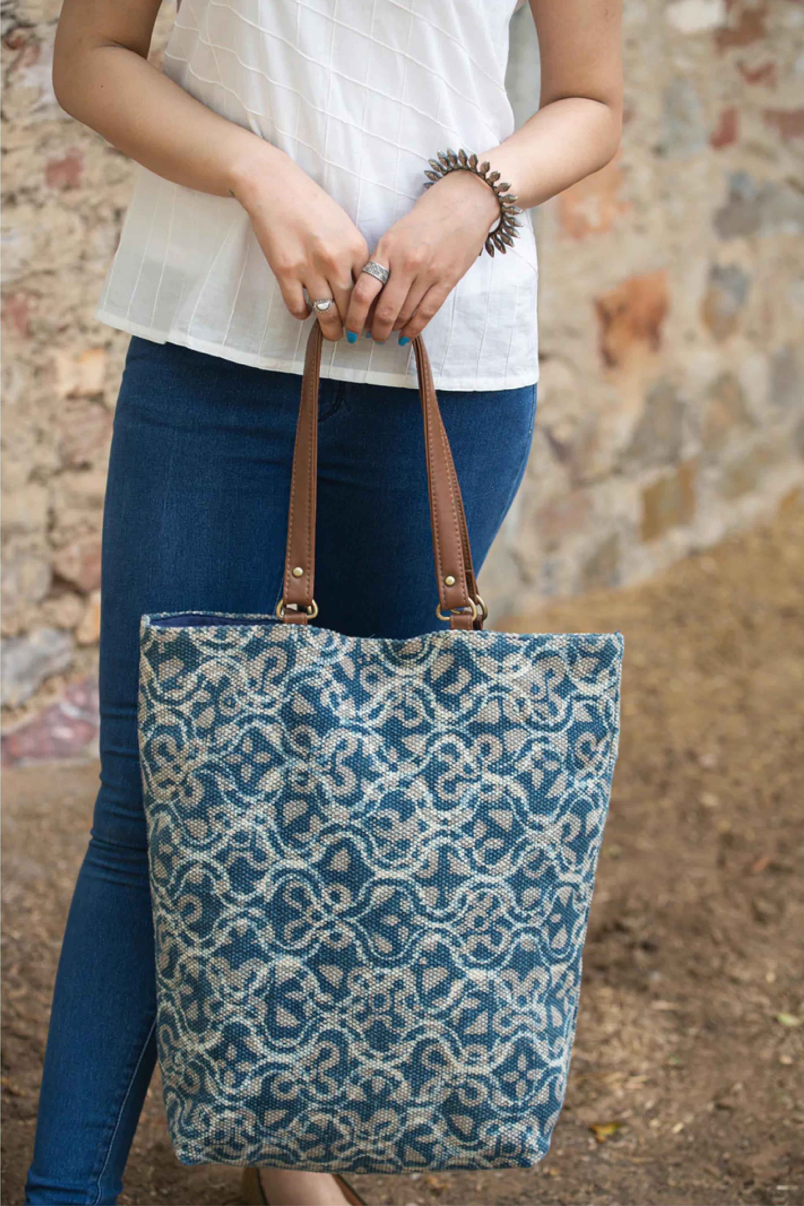 Indigo Shopping Tote