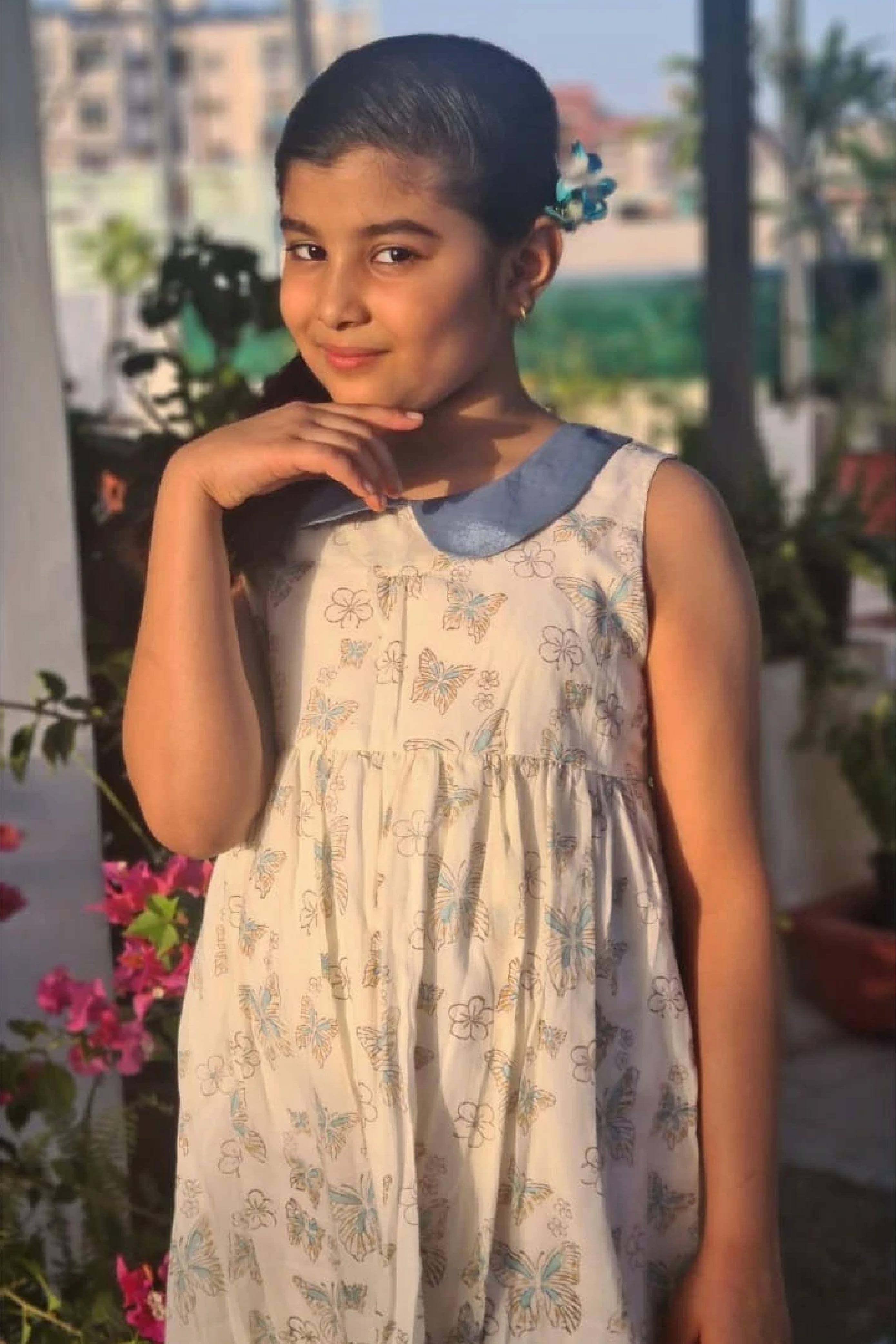 Girl Peterpan Butterfly Frock