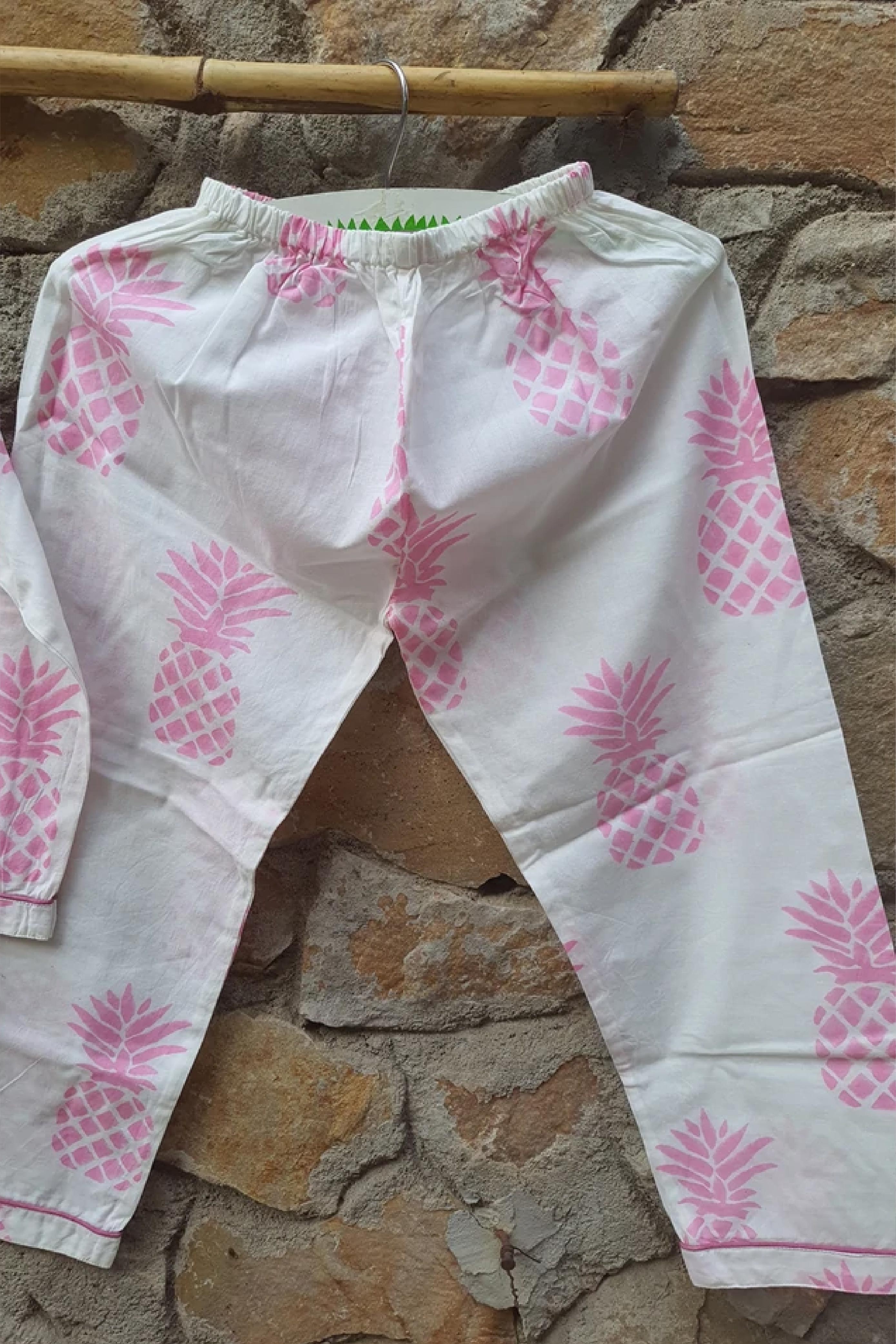 Pink Pineapple - Night Suit