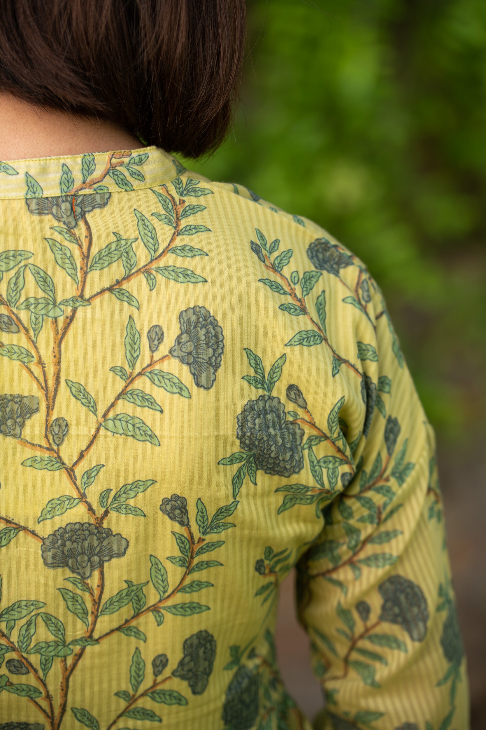 Women Carnation Green Peplum Top