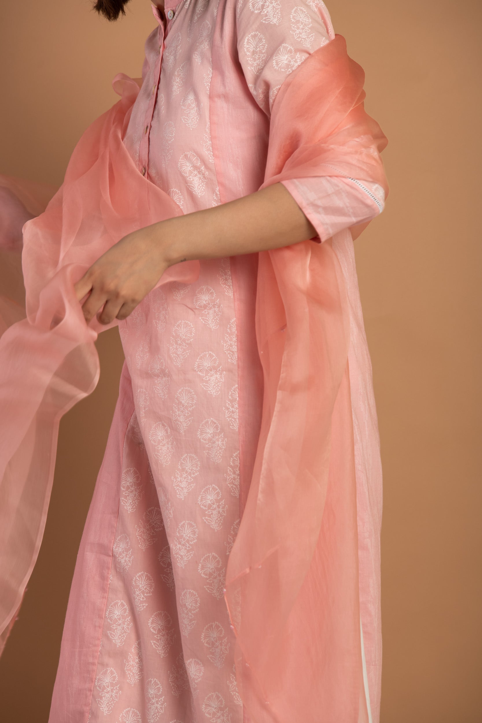 Kurta Set Women Set of 2 Gulabi