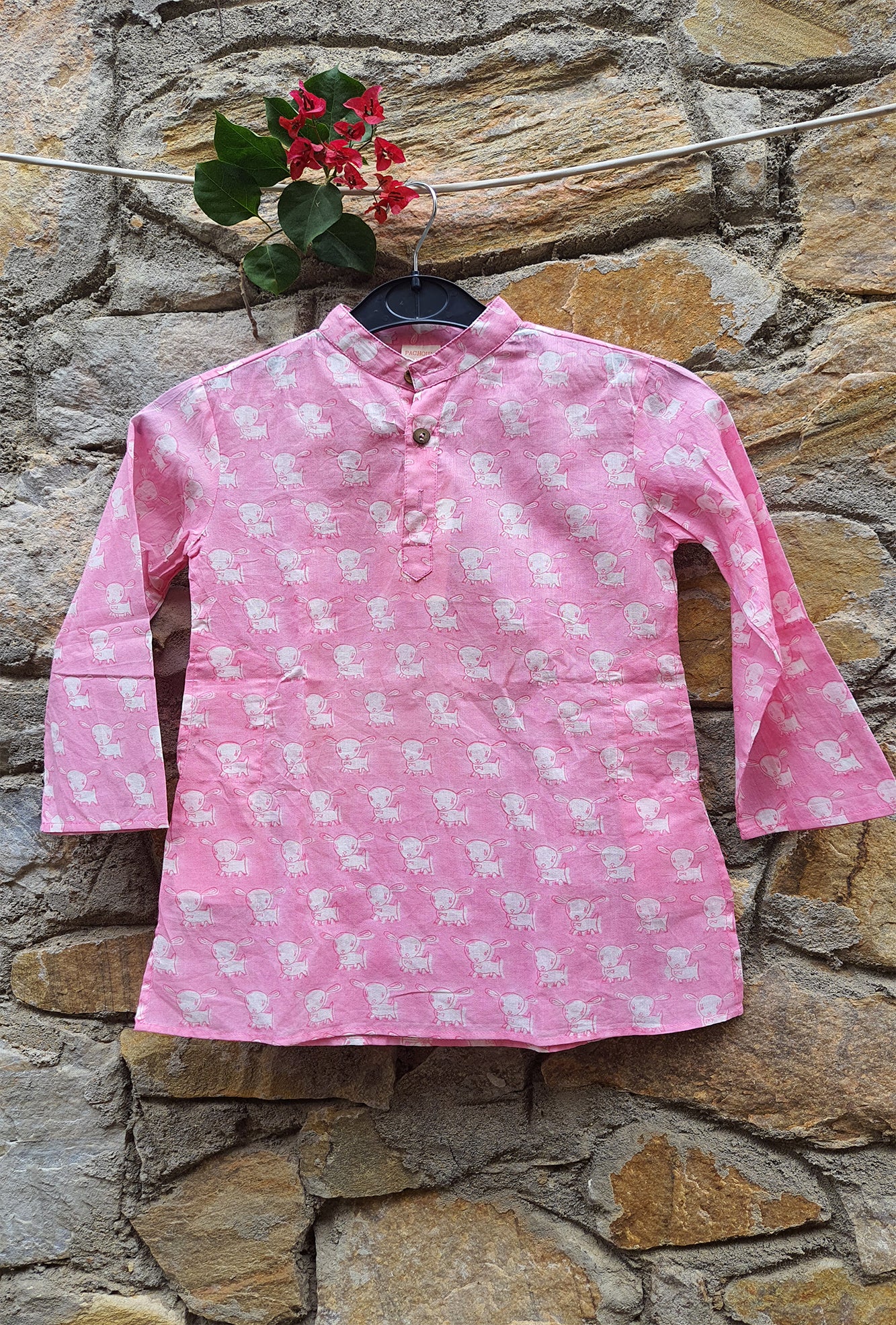 Pink Bunny Boy Kurta