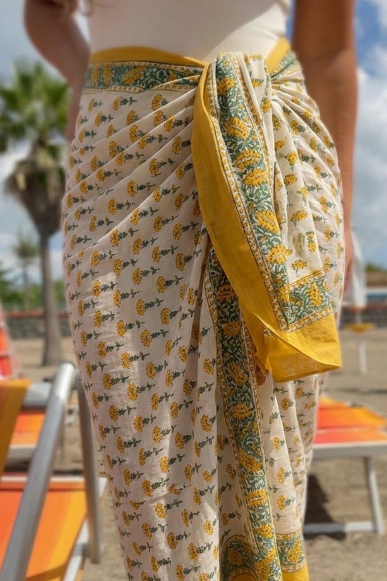 Yellow Marigold Sarong