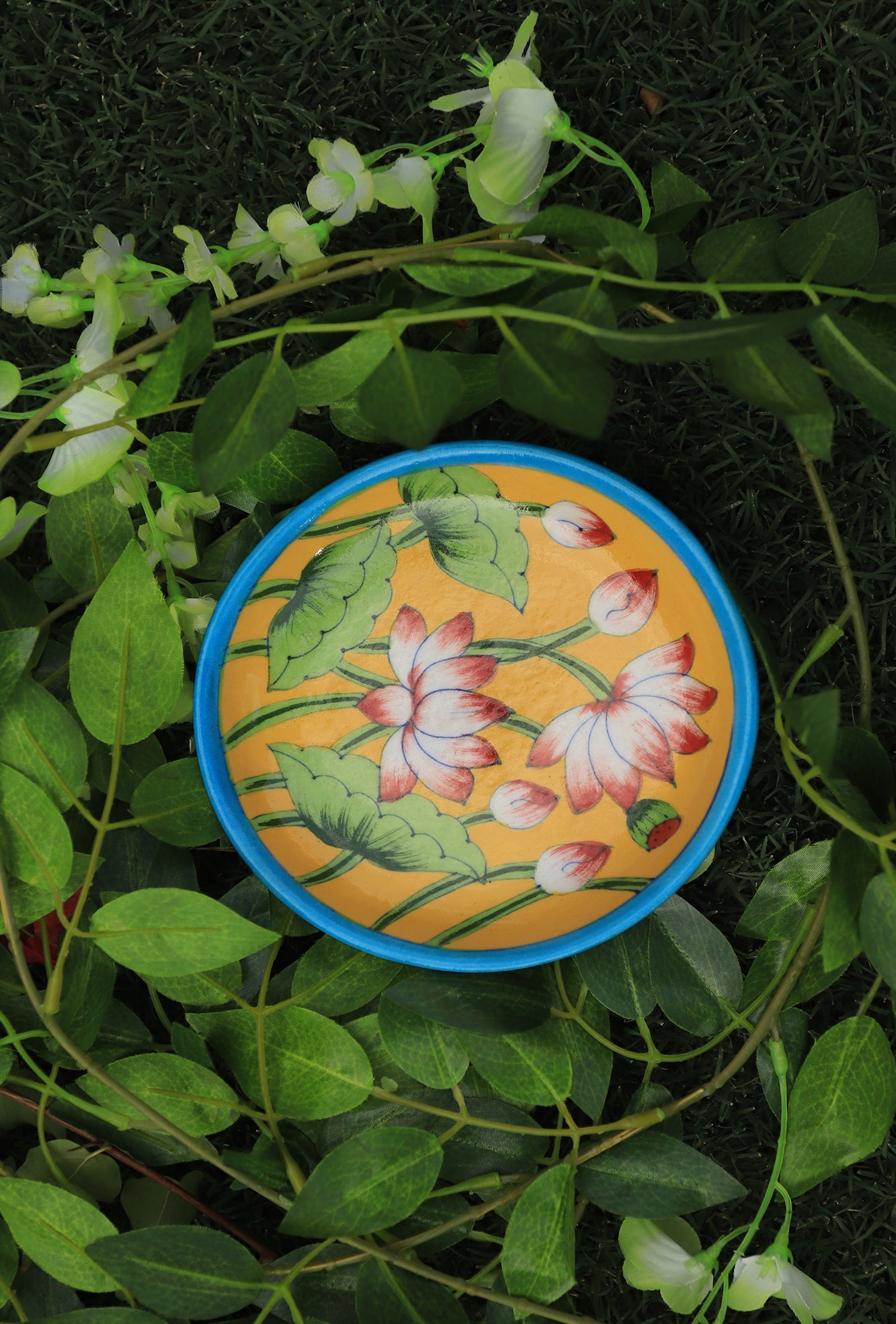 Plate Pink Lotus