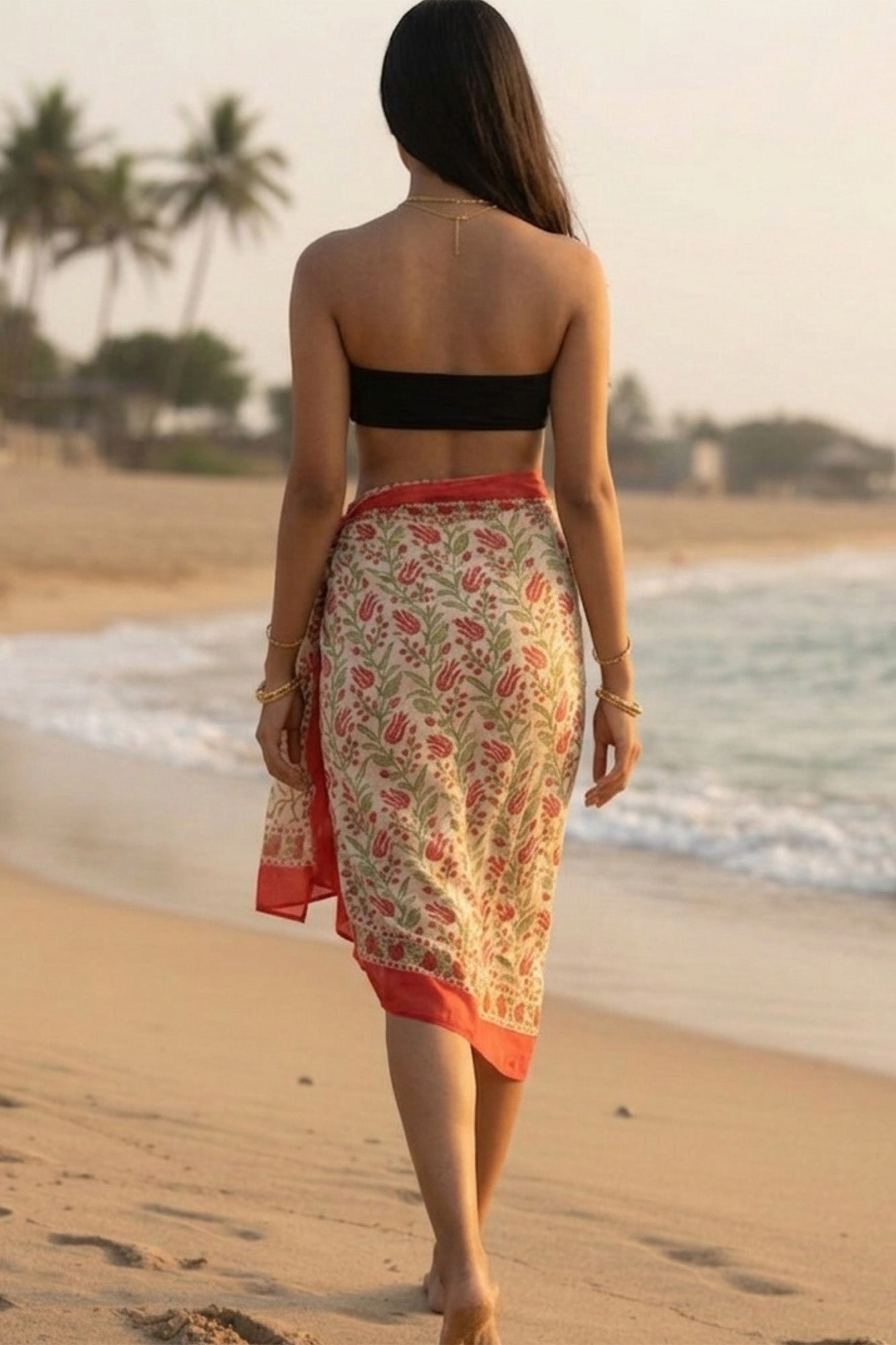Red Tulip Sarong