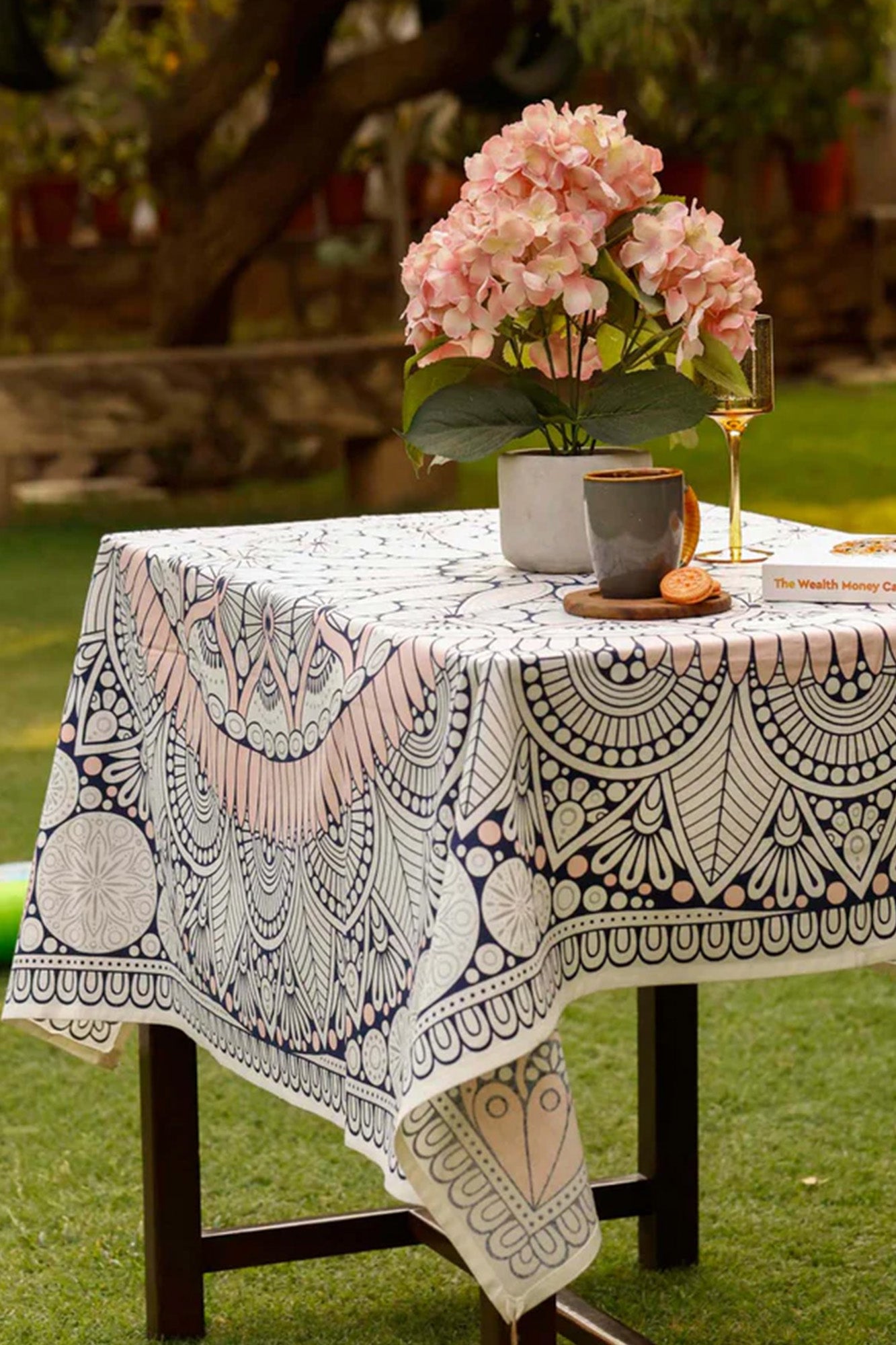Table Cover Pink Mandala
