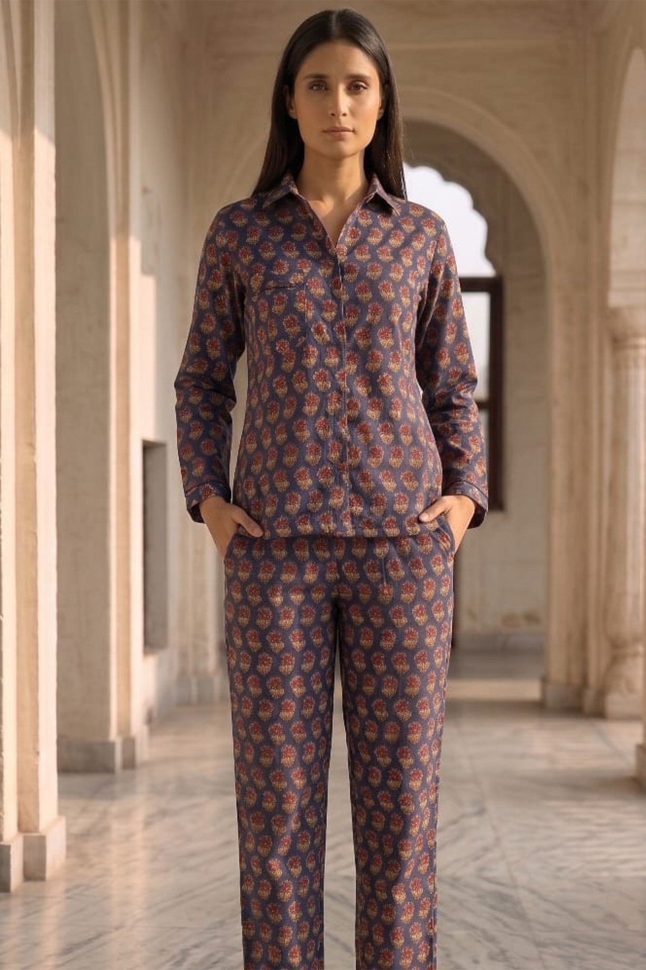 Tulip Garden Night Suit