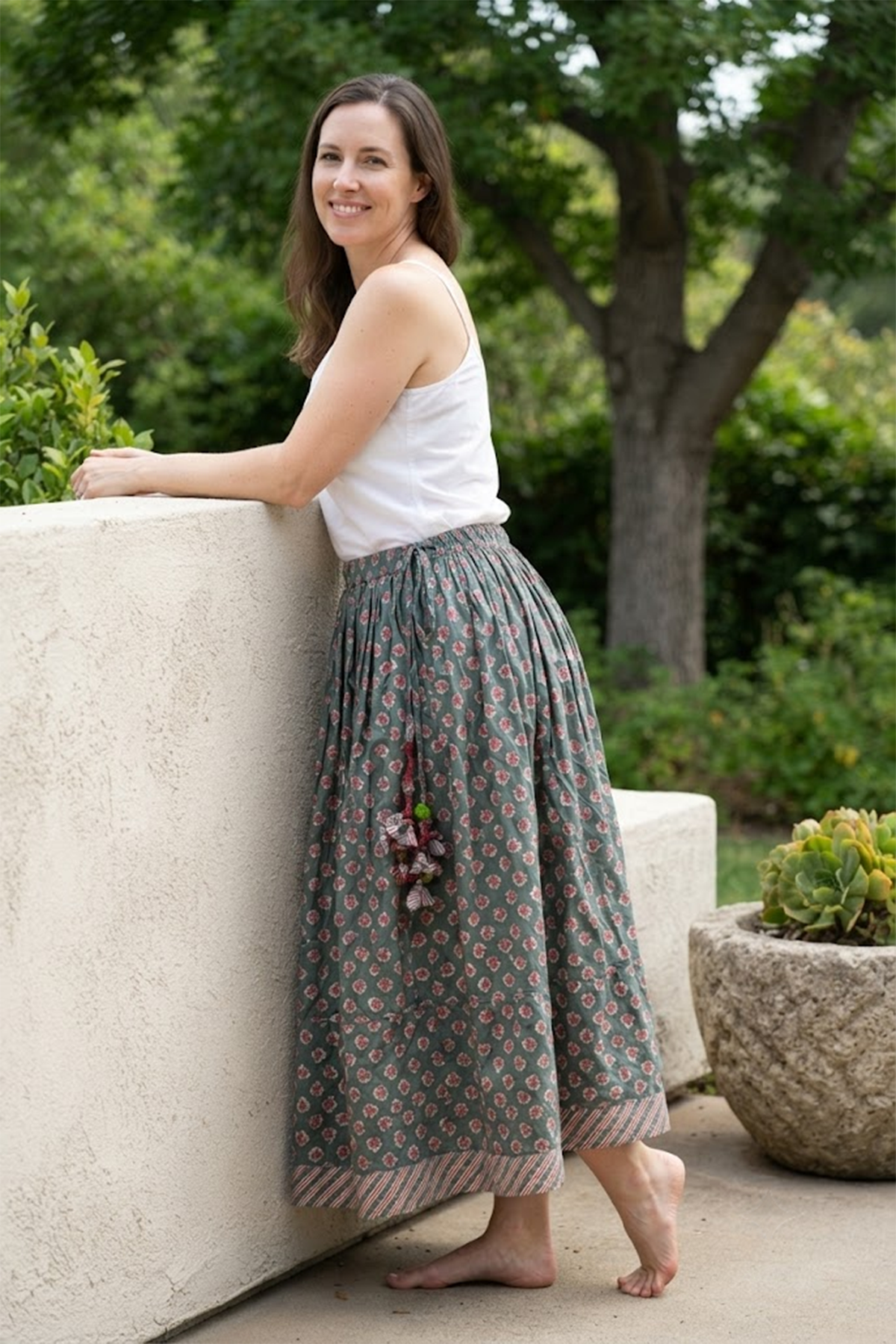 Seher Tarang Block Motifs Skirts