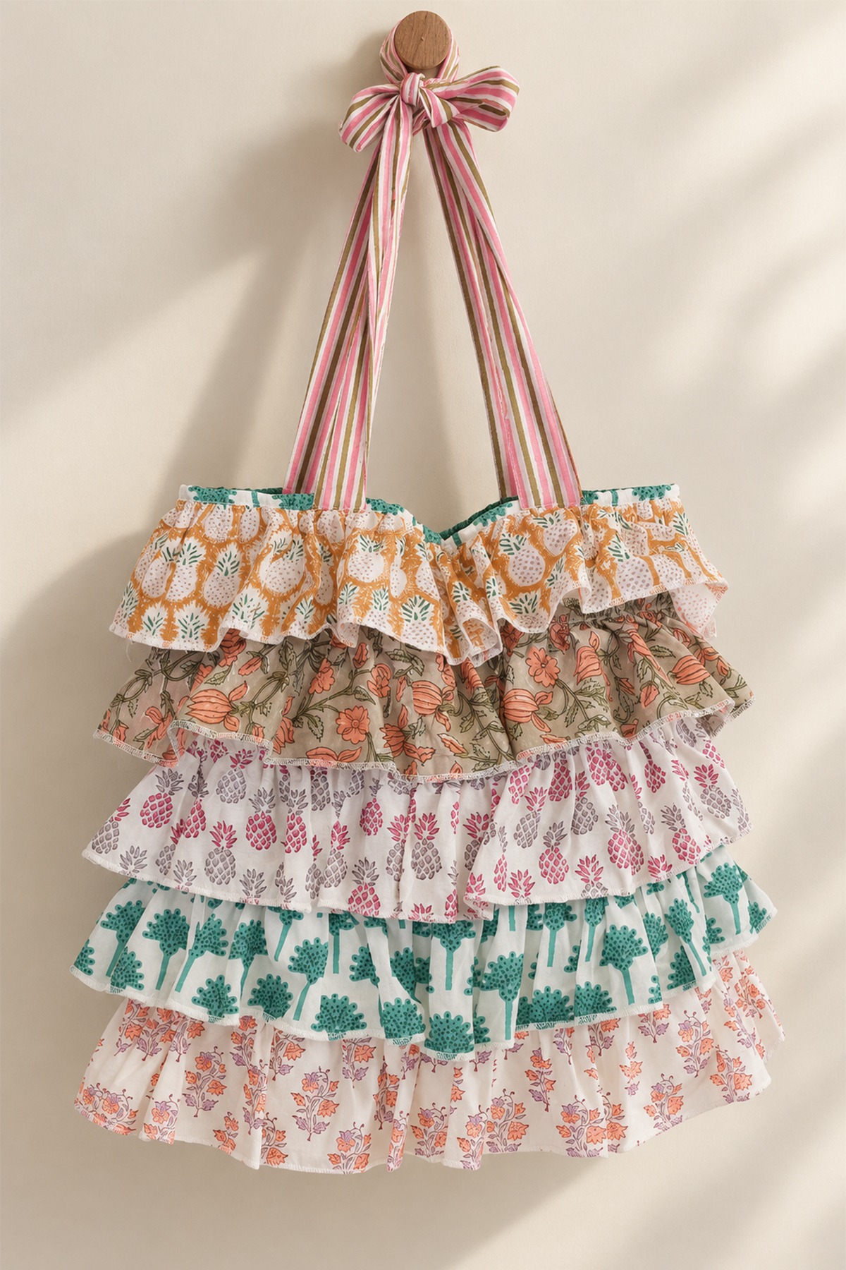 Multi Frill Tote Bag