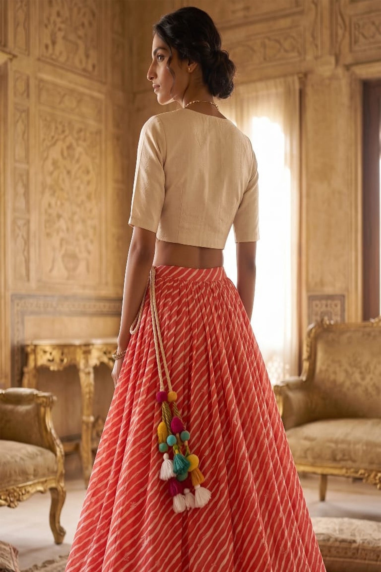 Leheriya Pink Skirt