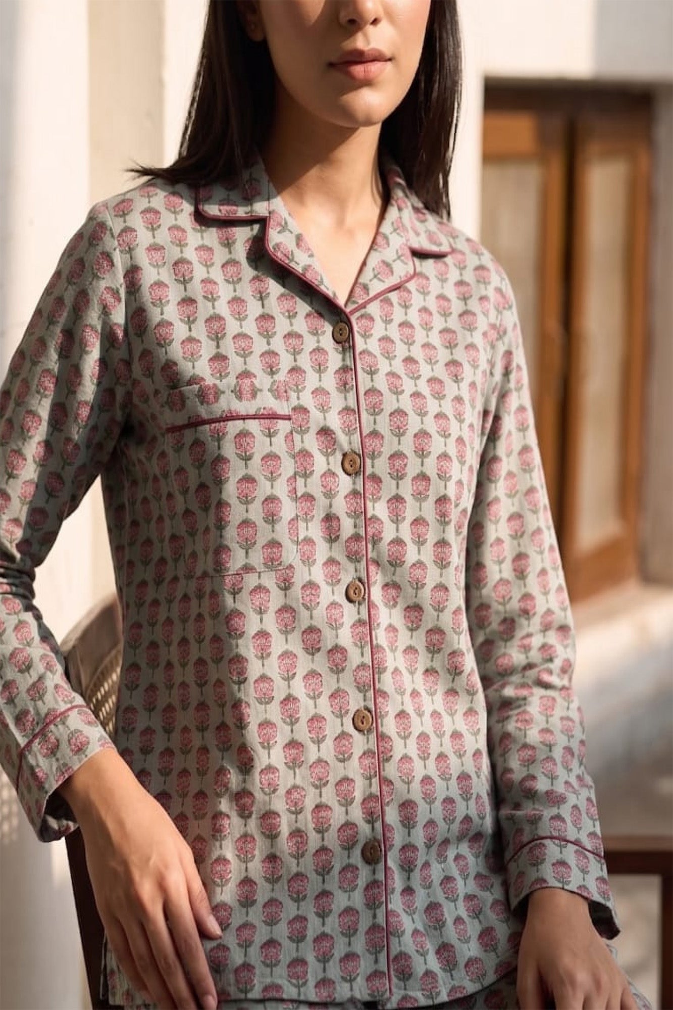 Lotus Bloom Night Suit