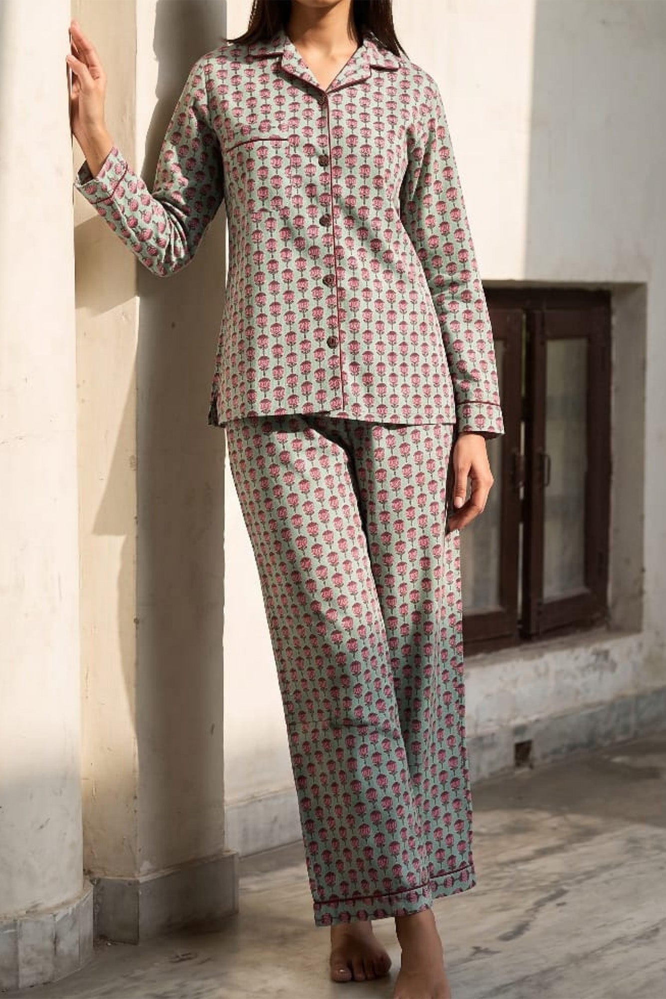 Lotus Bloom Night Suit