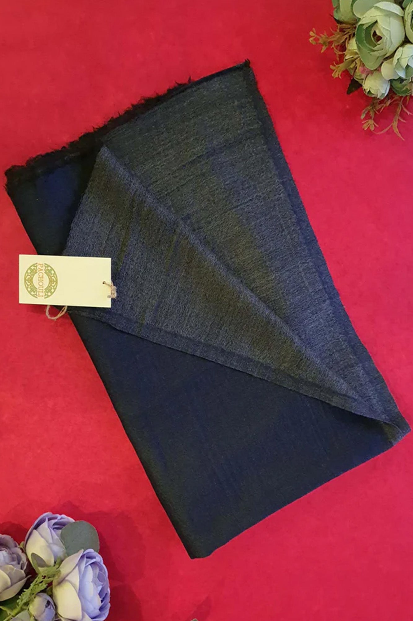 Pashmina Blue Grey Reversible