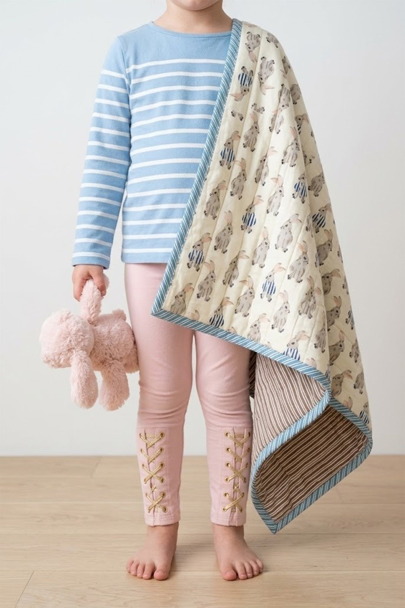 Rabbits Kids Quilt Pair of 2