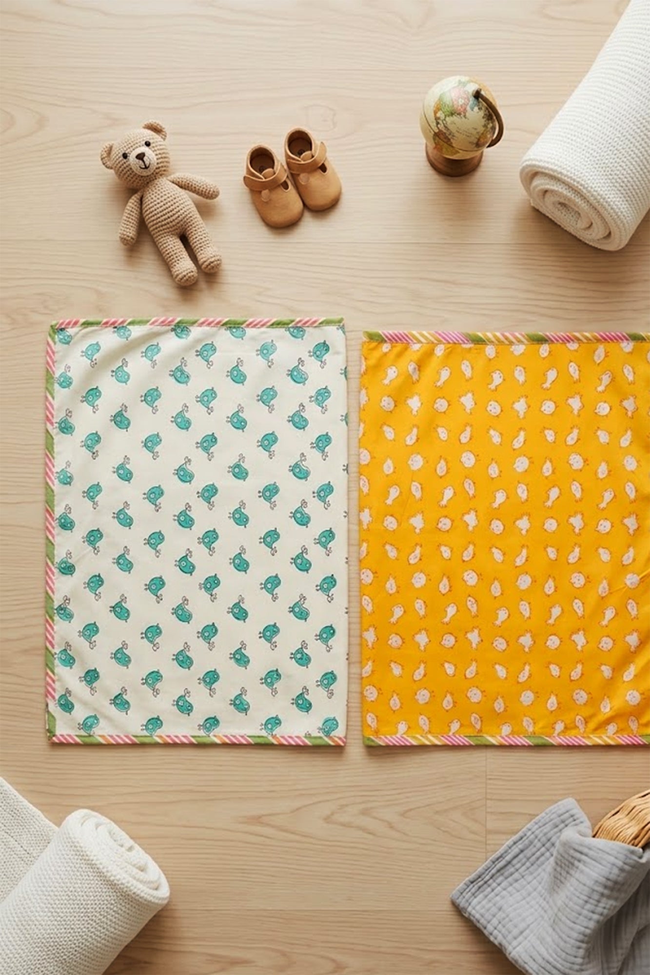 Birds Paradise Swaddle Pair