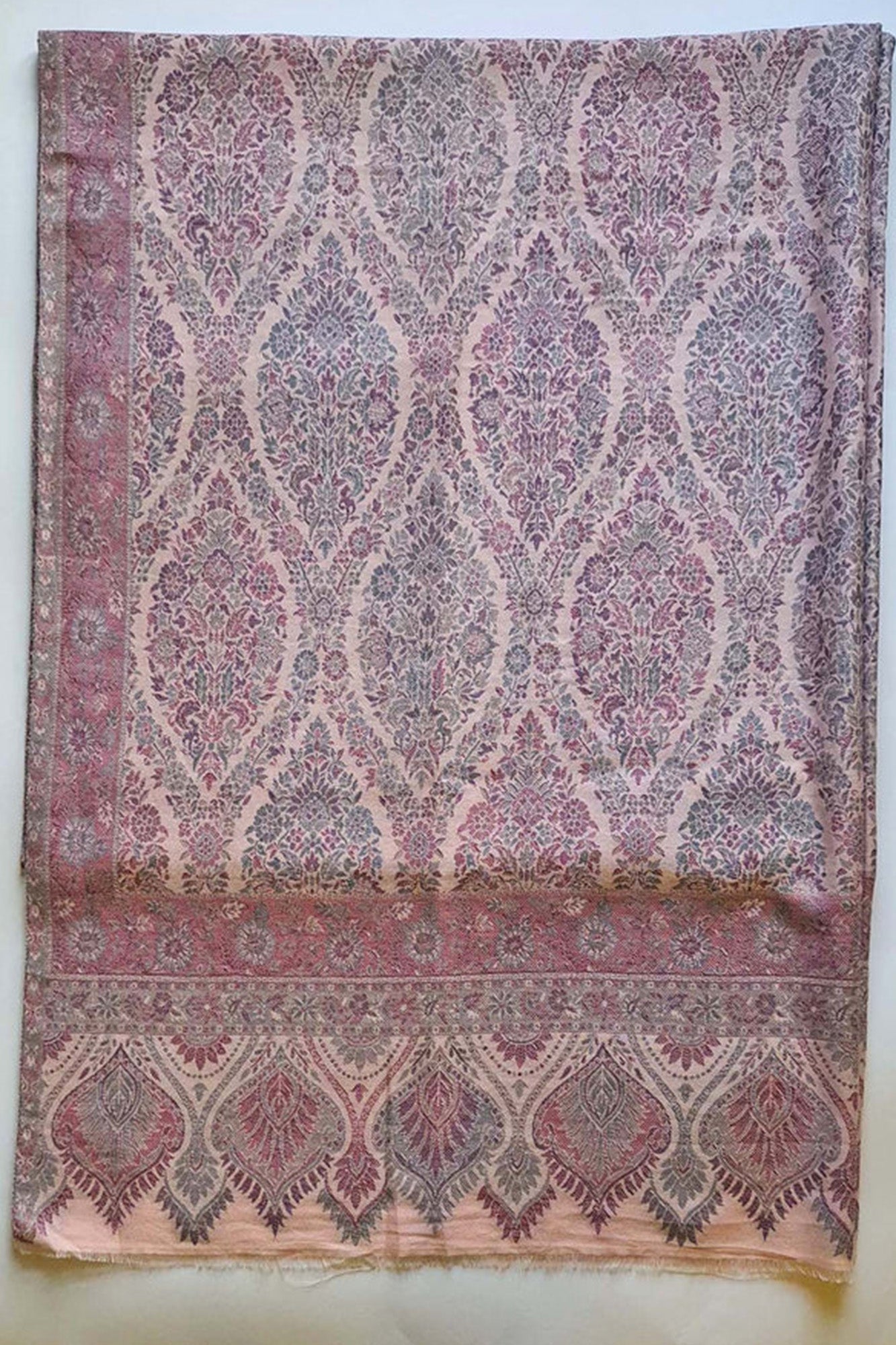Pashmina Self Textured Purple