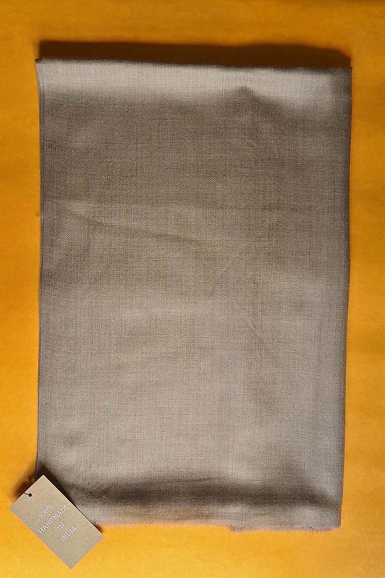 Pashmina Kani Plain Brown
