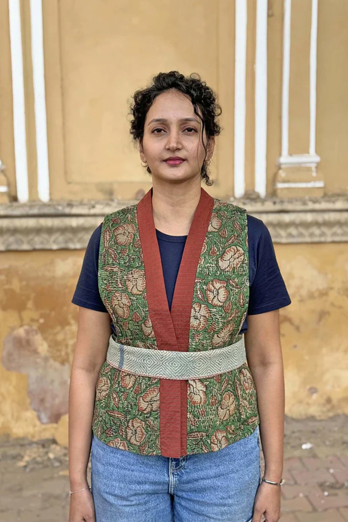 Jacket Sleeveless Kantha