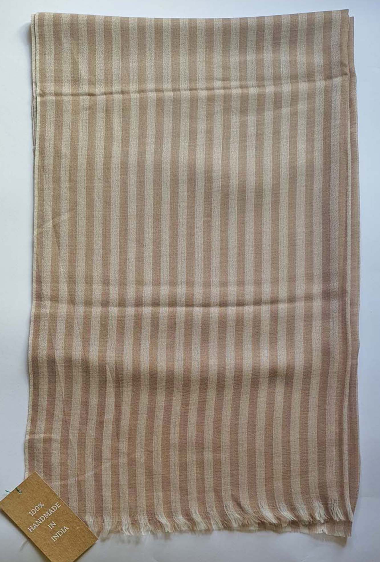 Pashmina Brown Striped