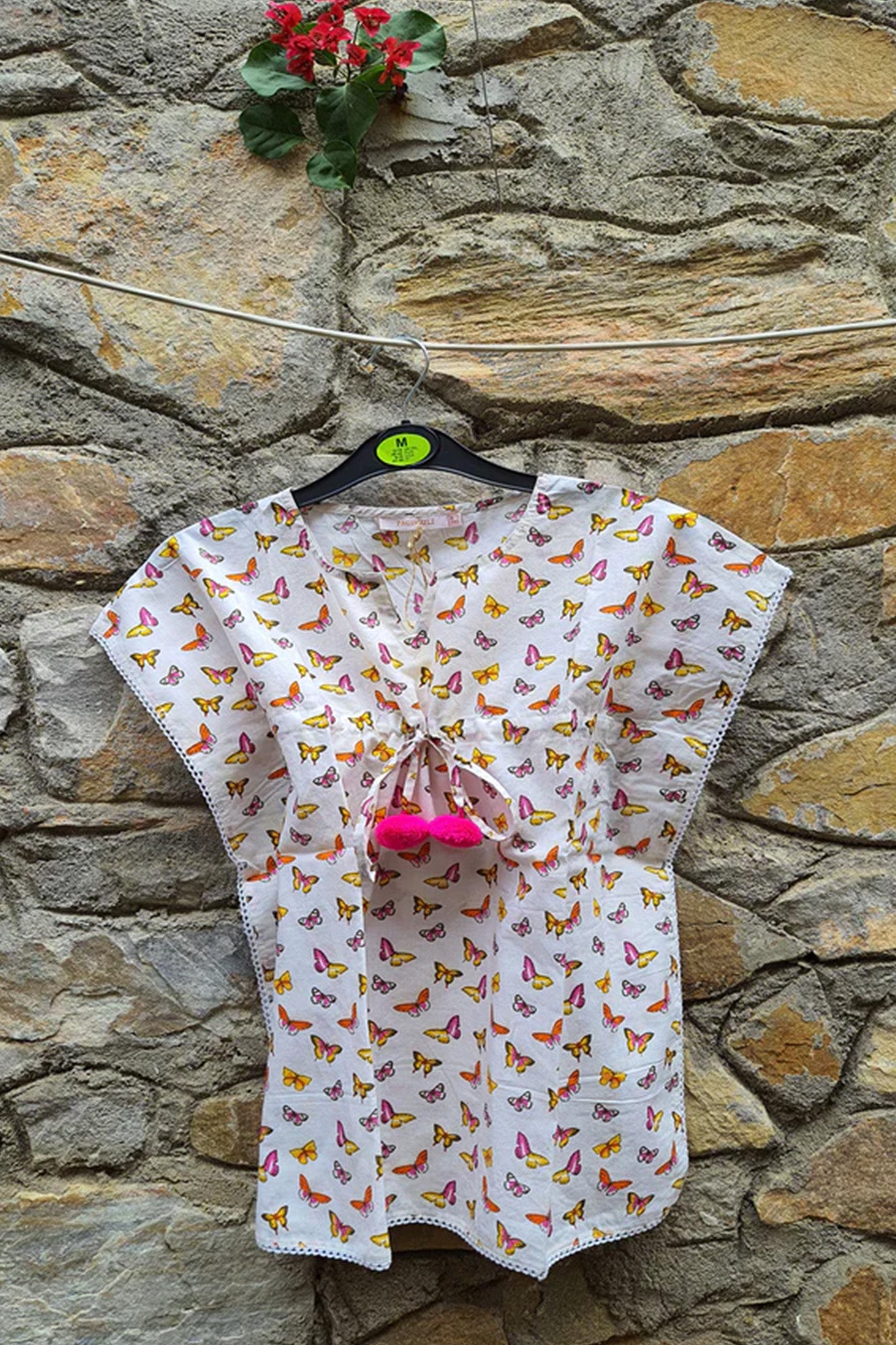 Kaftan Girl Multi Butterfly