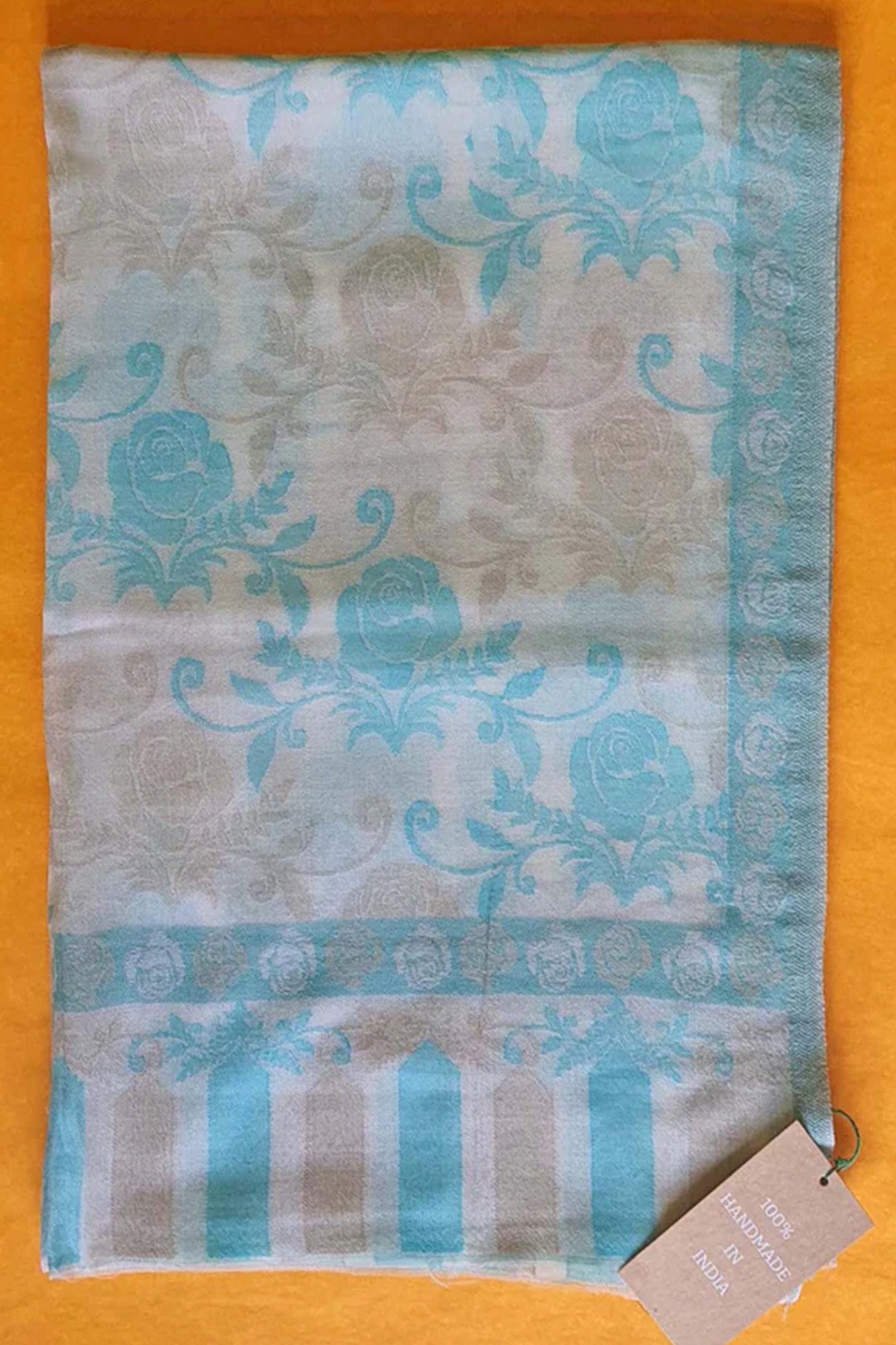 Pashmina Aqua Floral