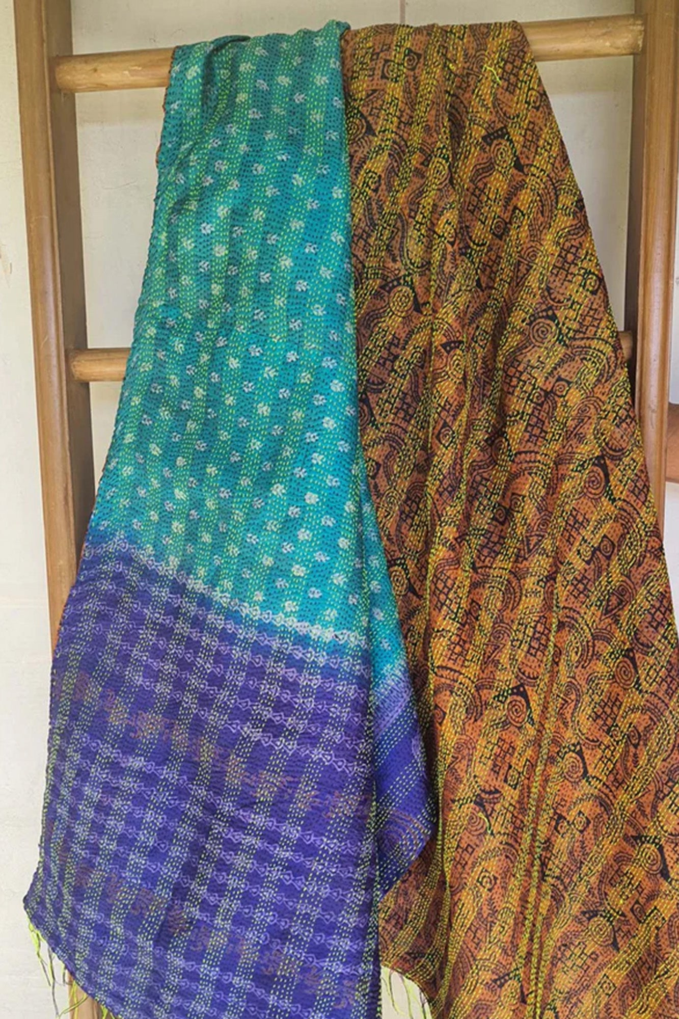 Women Dupatta Katha Silk