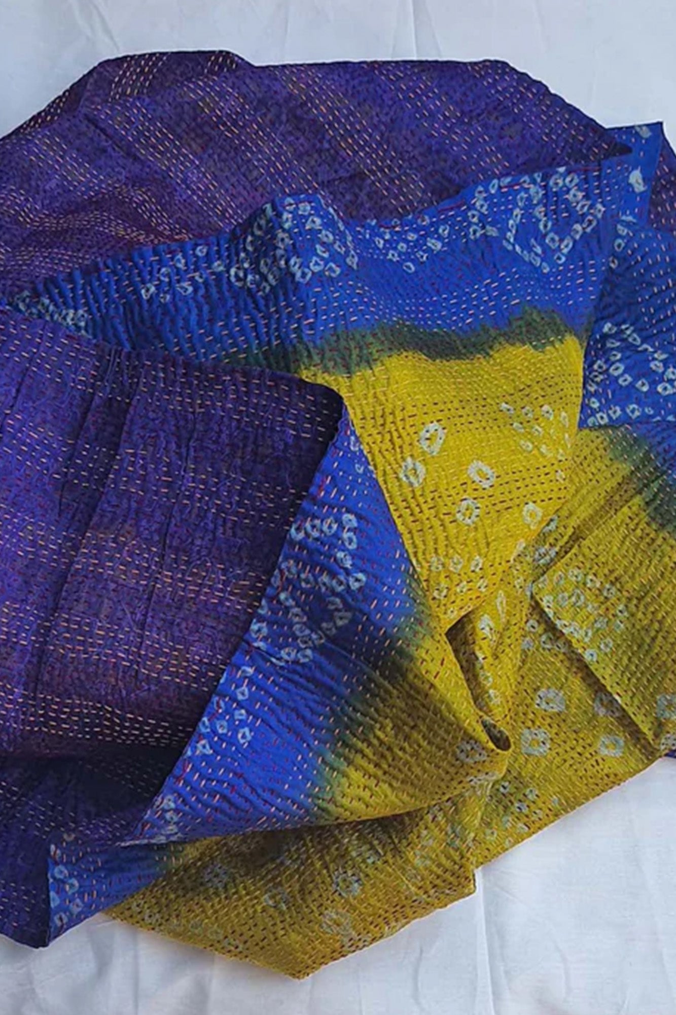 Women Dupatta Katha Silk