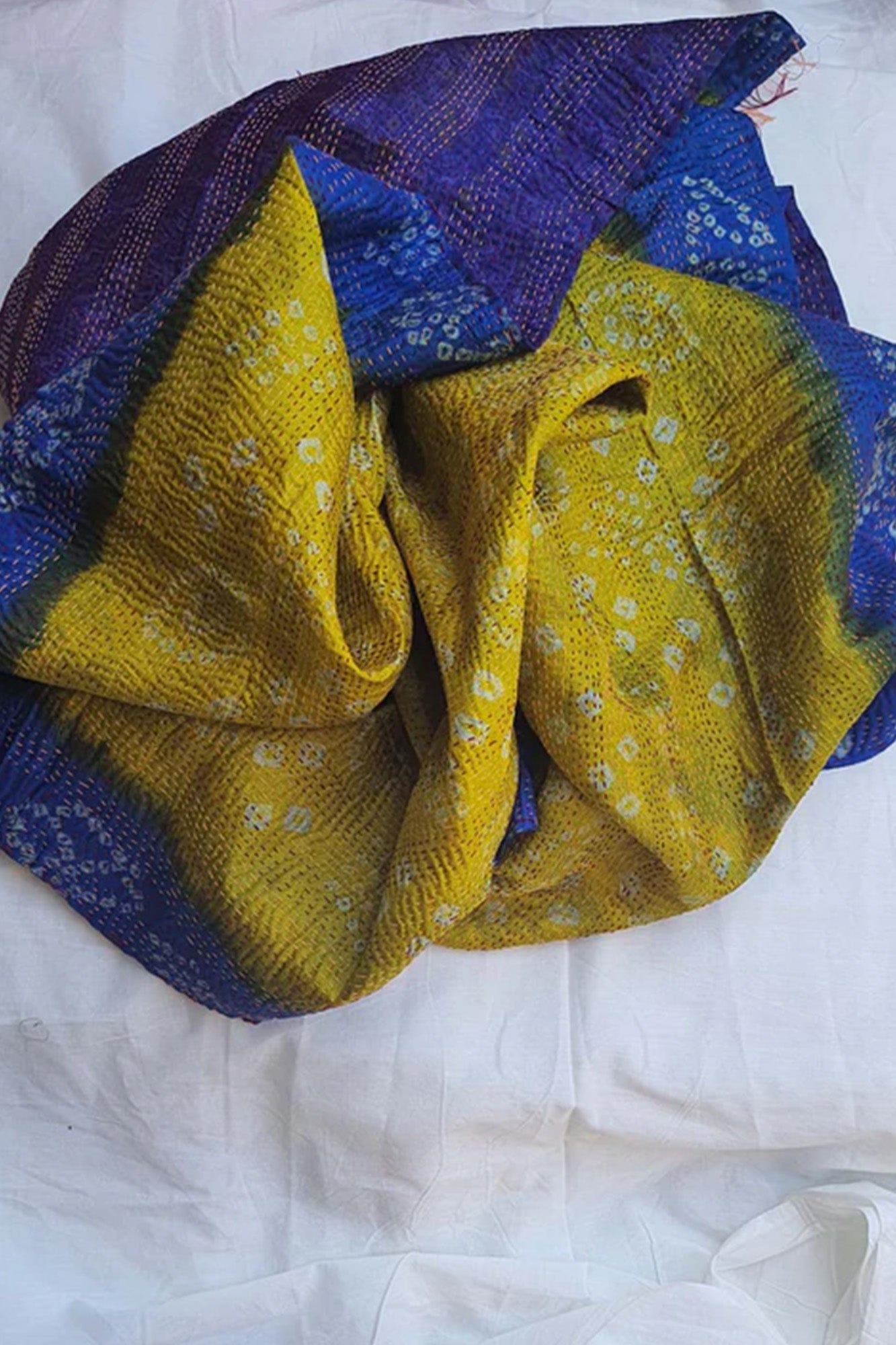 Women Dupatta Katha Silk