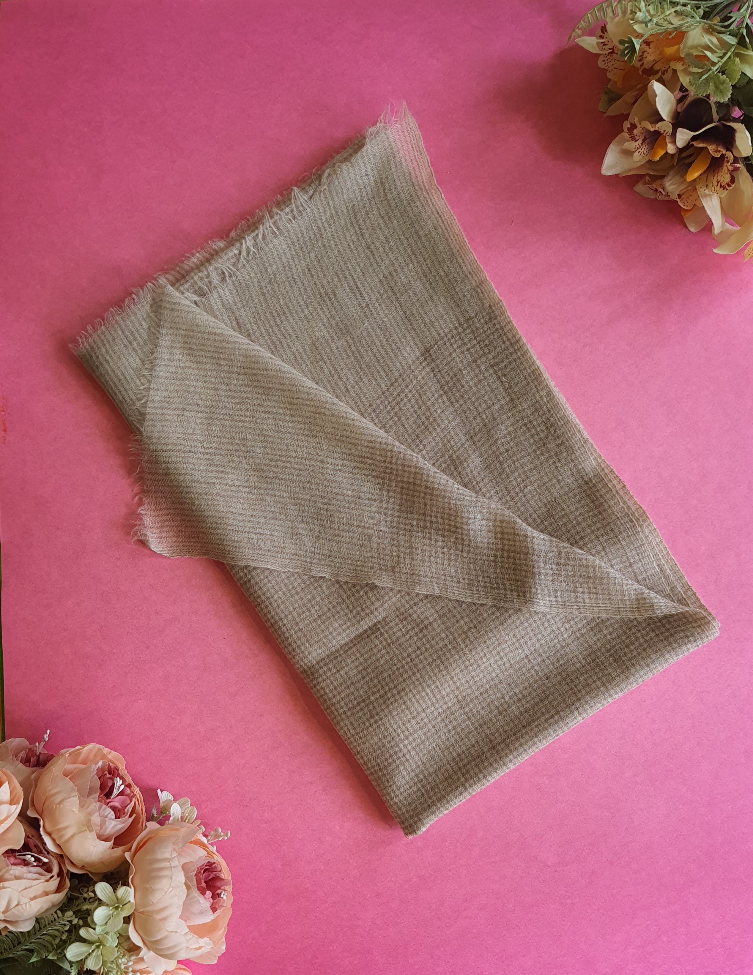 Pashmina Khadi Self Textured
