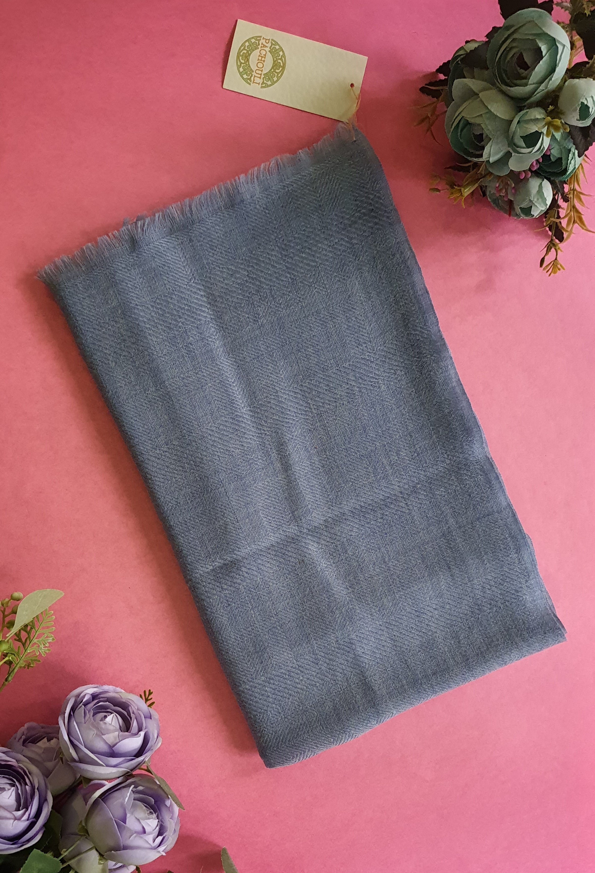 Pashmina Khadi Self Textured