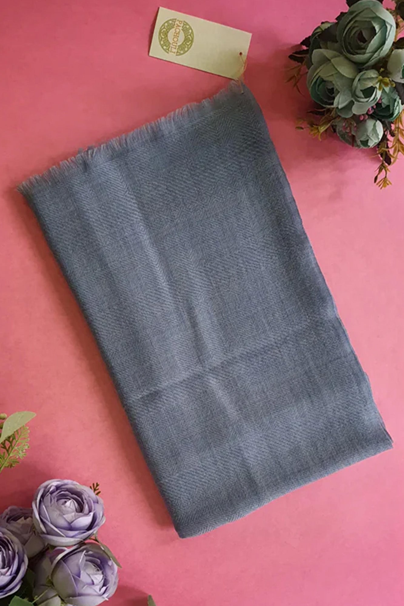 Pashmina Khadi Self Textured