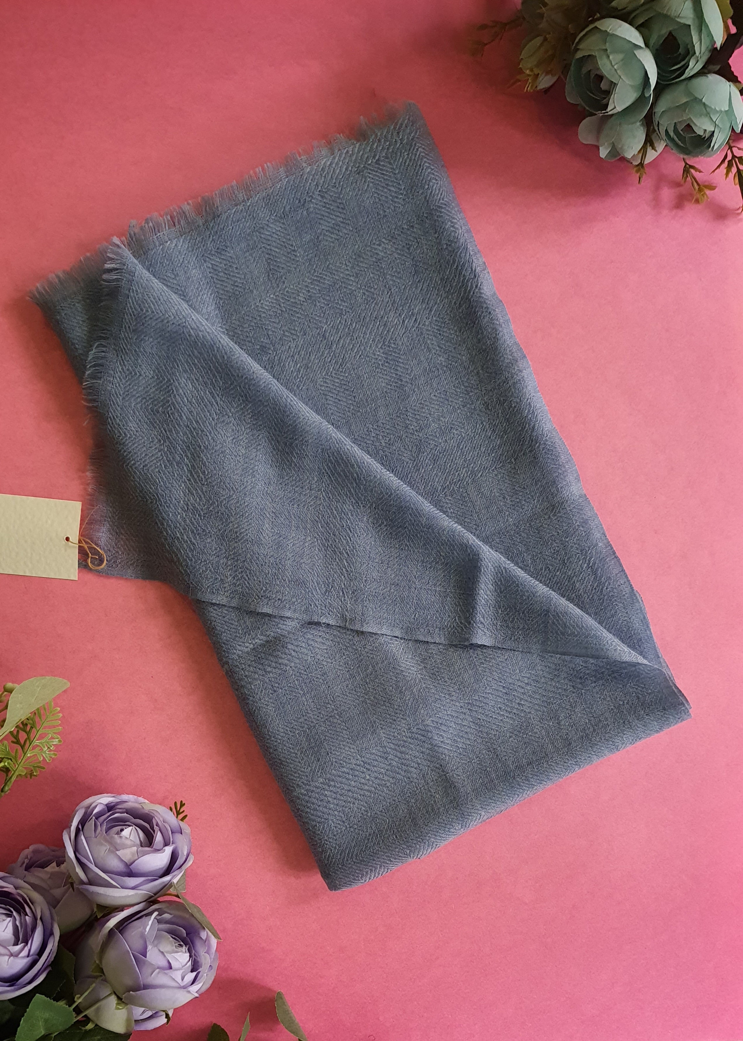 Pashmina Khadi Self Textured