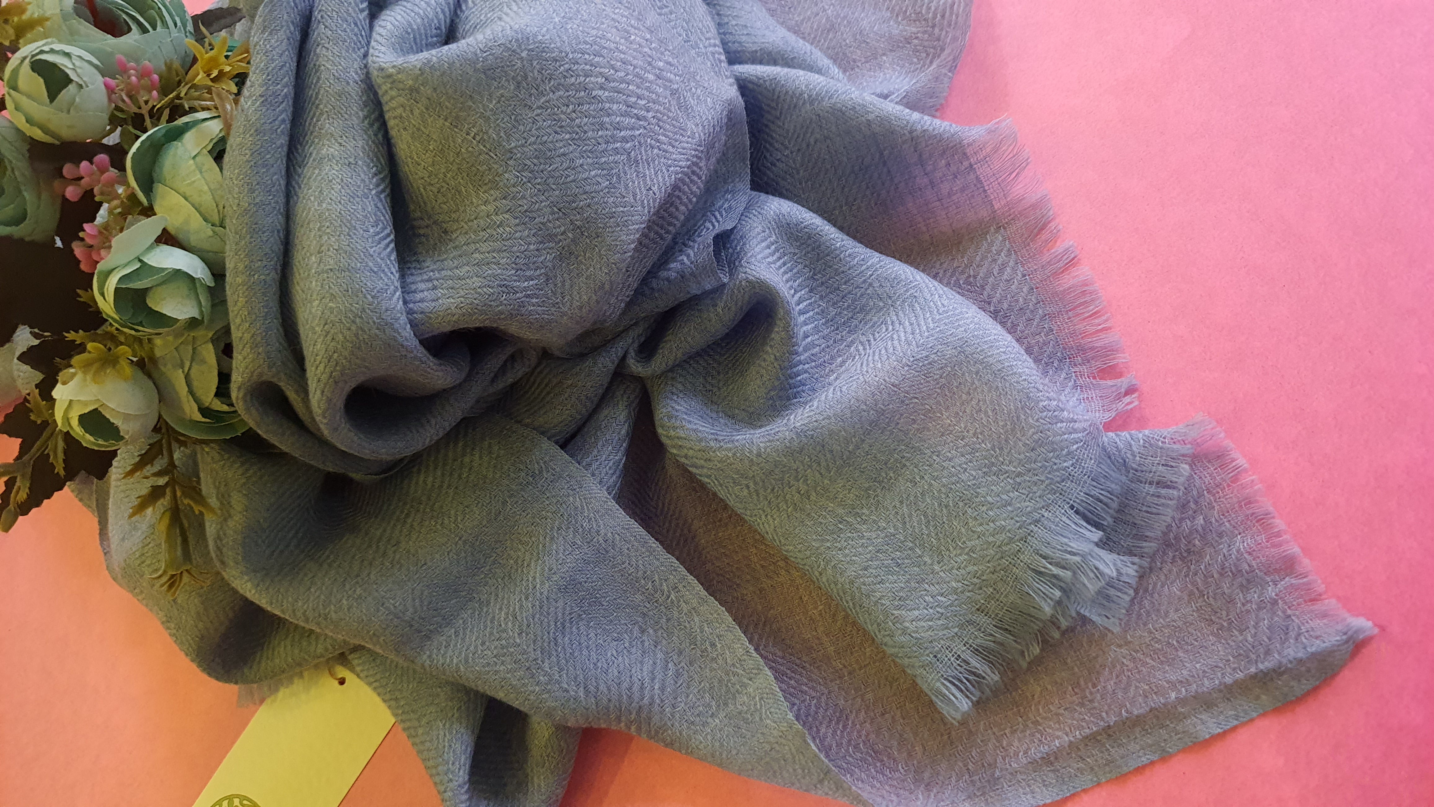 Pashmina Khadi Self Textured