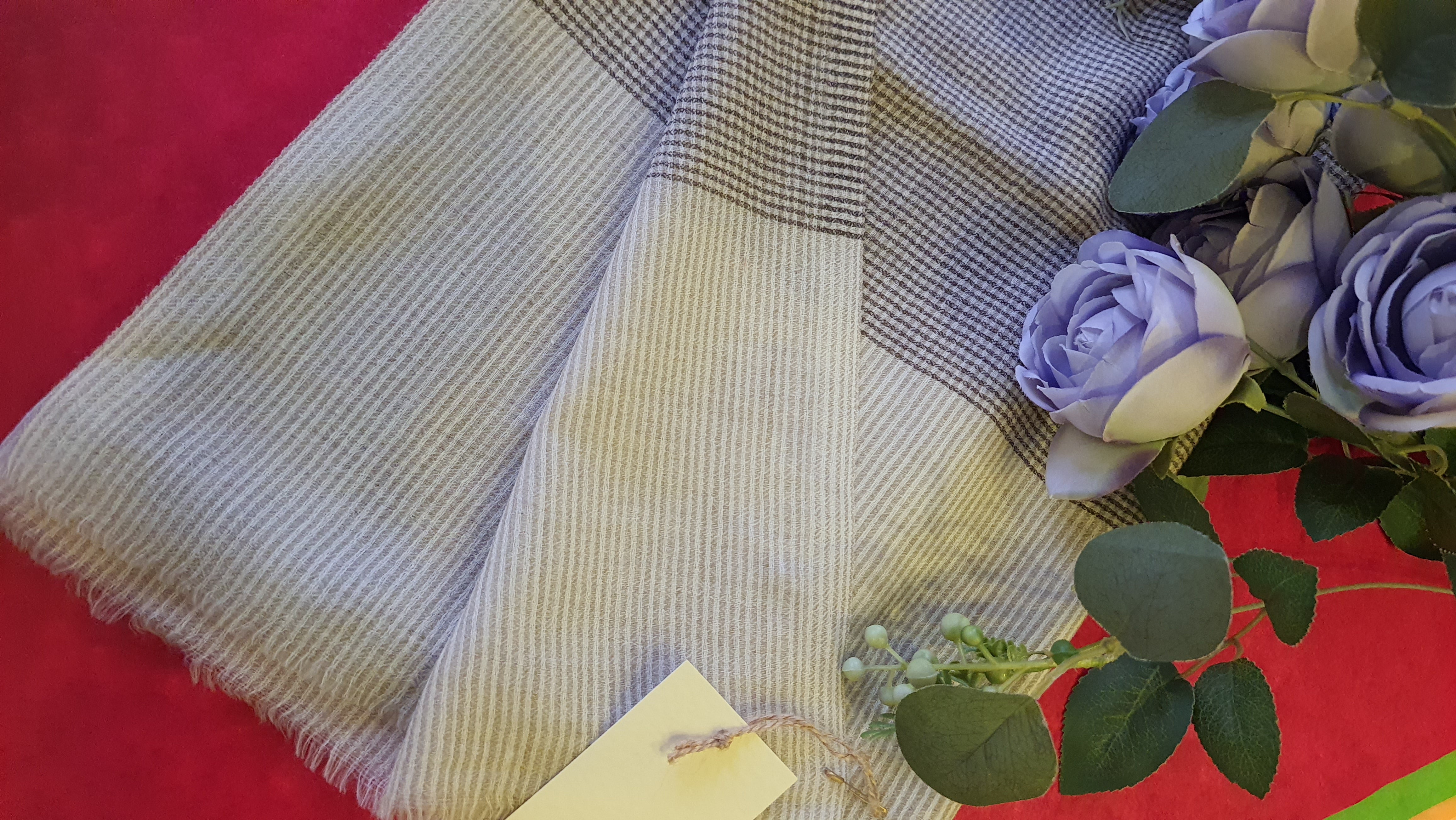 Pashmina Khadi Self Textured