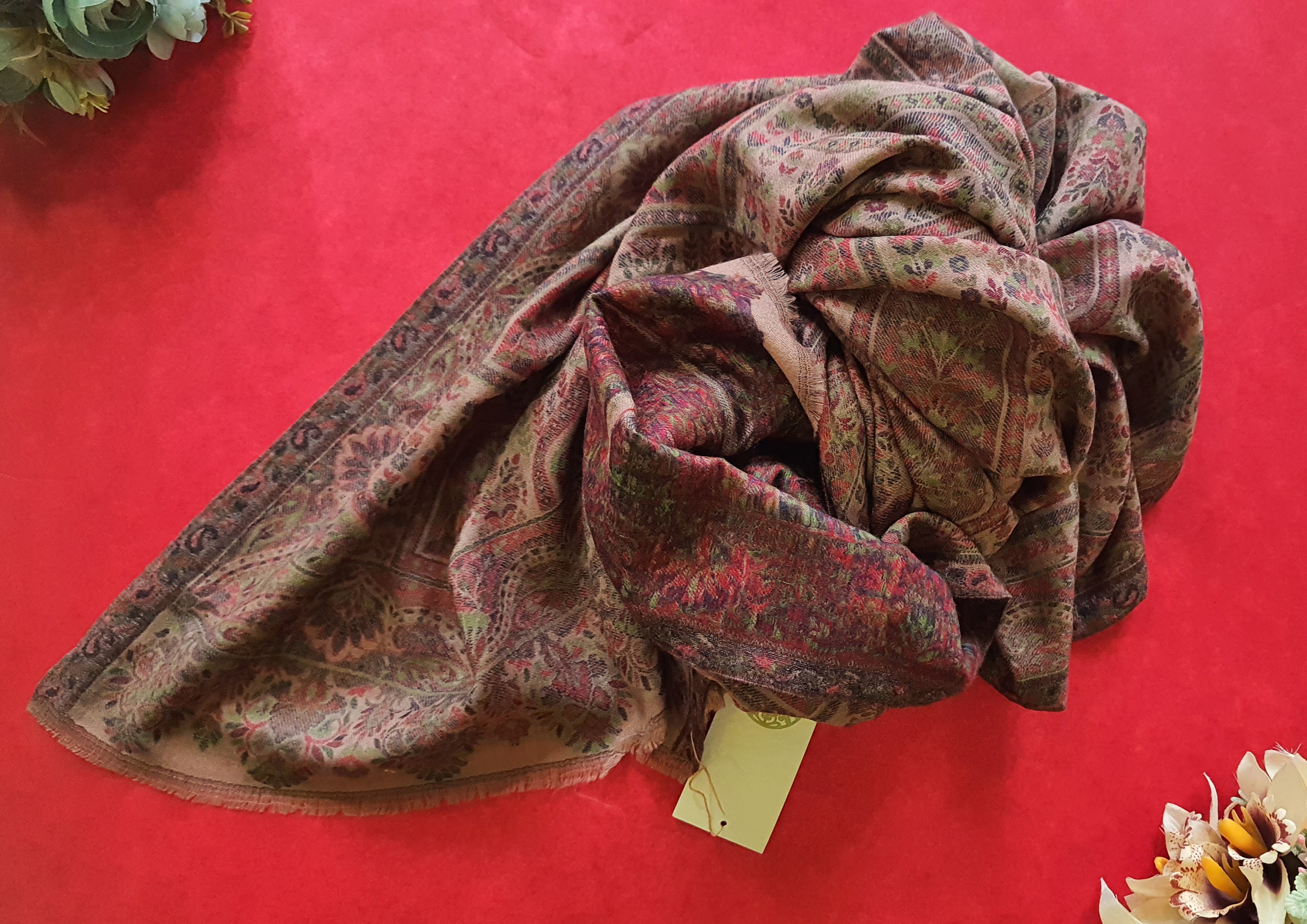 Pashmina Kani Woven Shawl