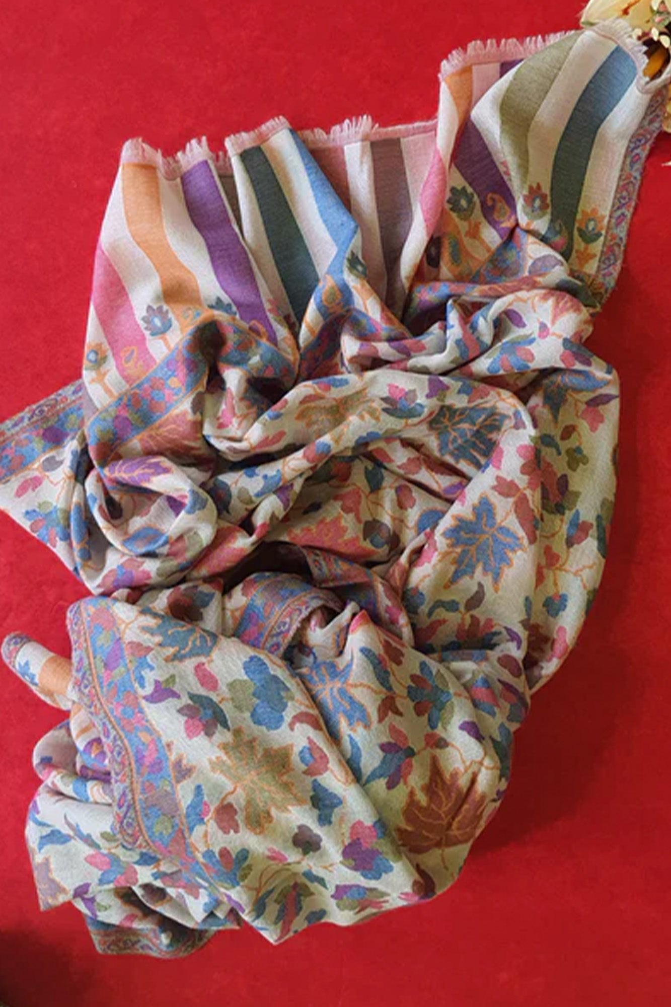 Pashmina Kani Woven Shawl