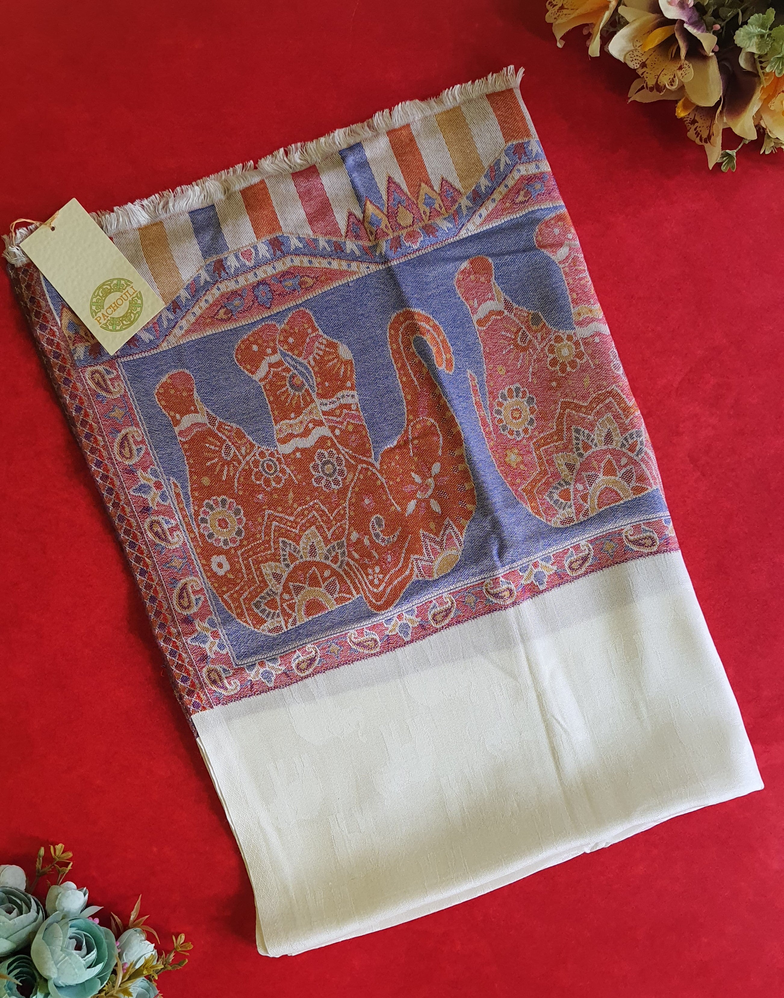 Women Stole Royal Jacquard