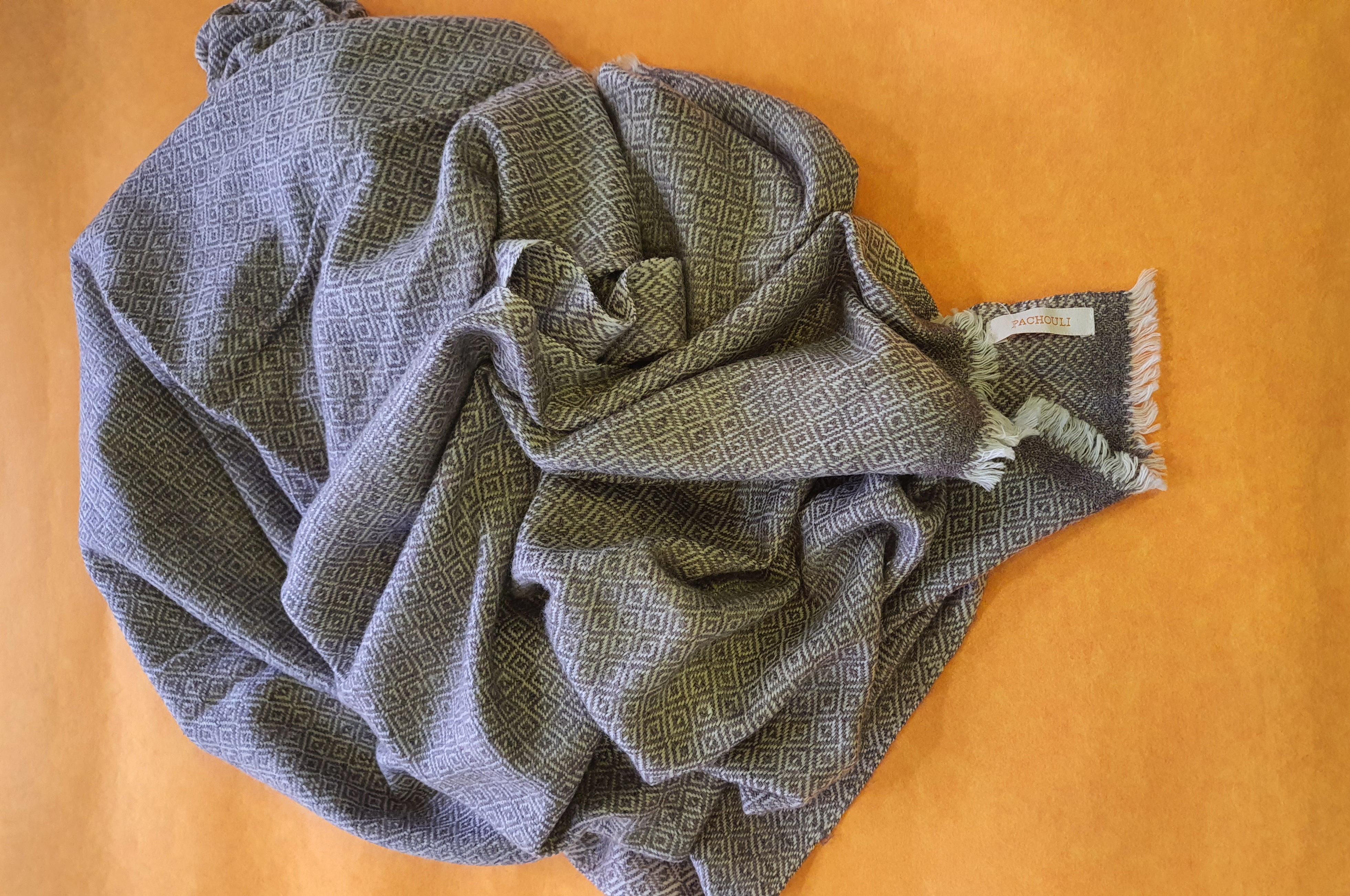 Self Textured Woolen shawl